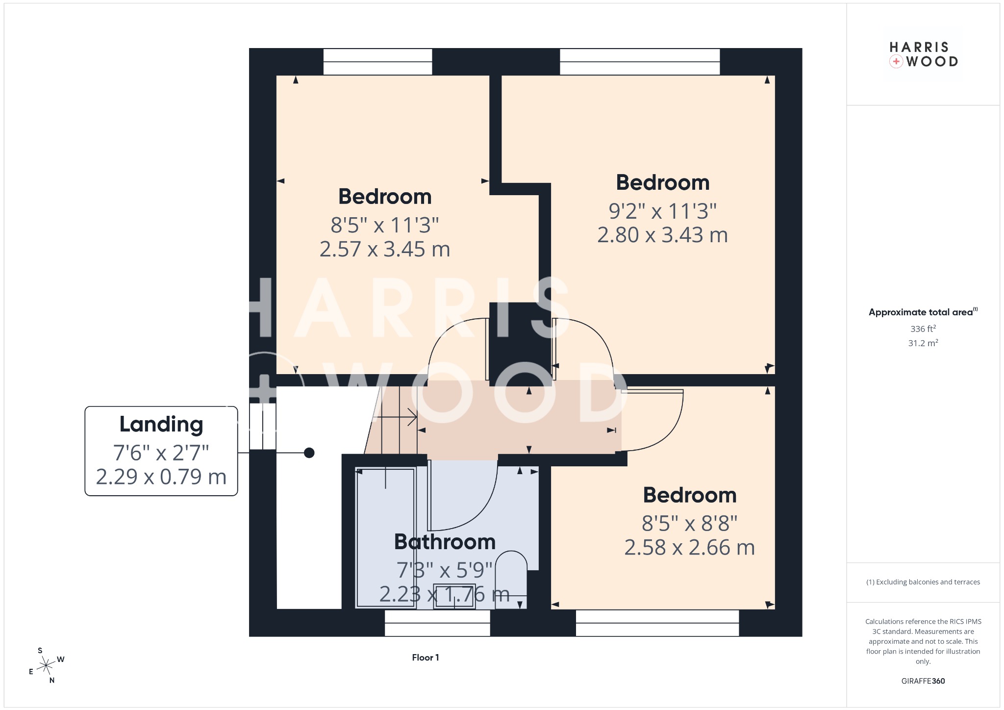 3 Donard Drive, West Bergholt, Essex floorplan