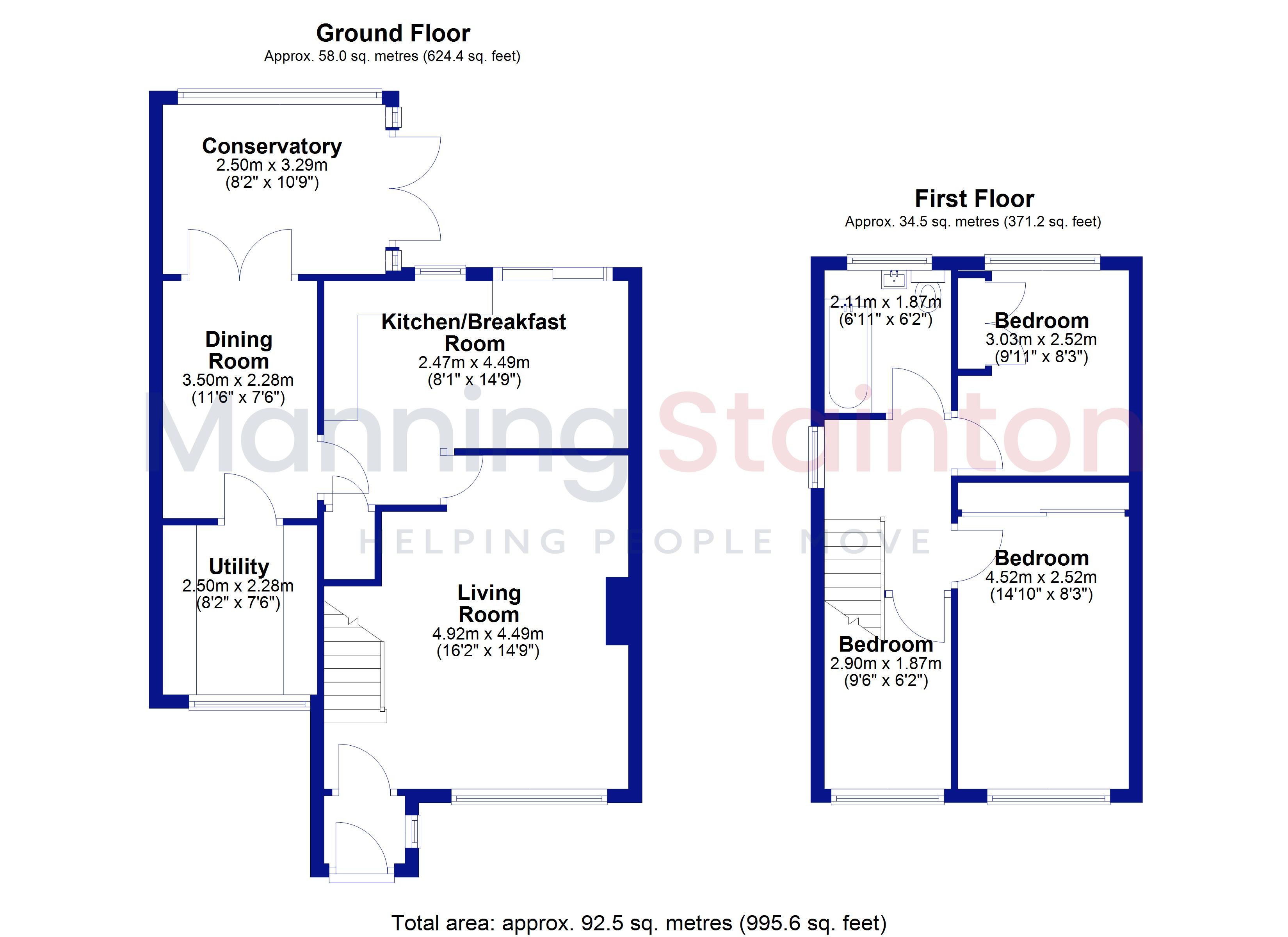12, Woodlea Mount, Leeds floorplan