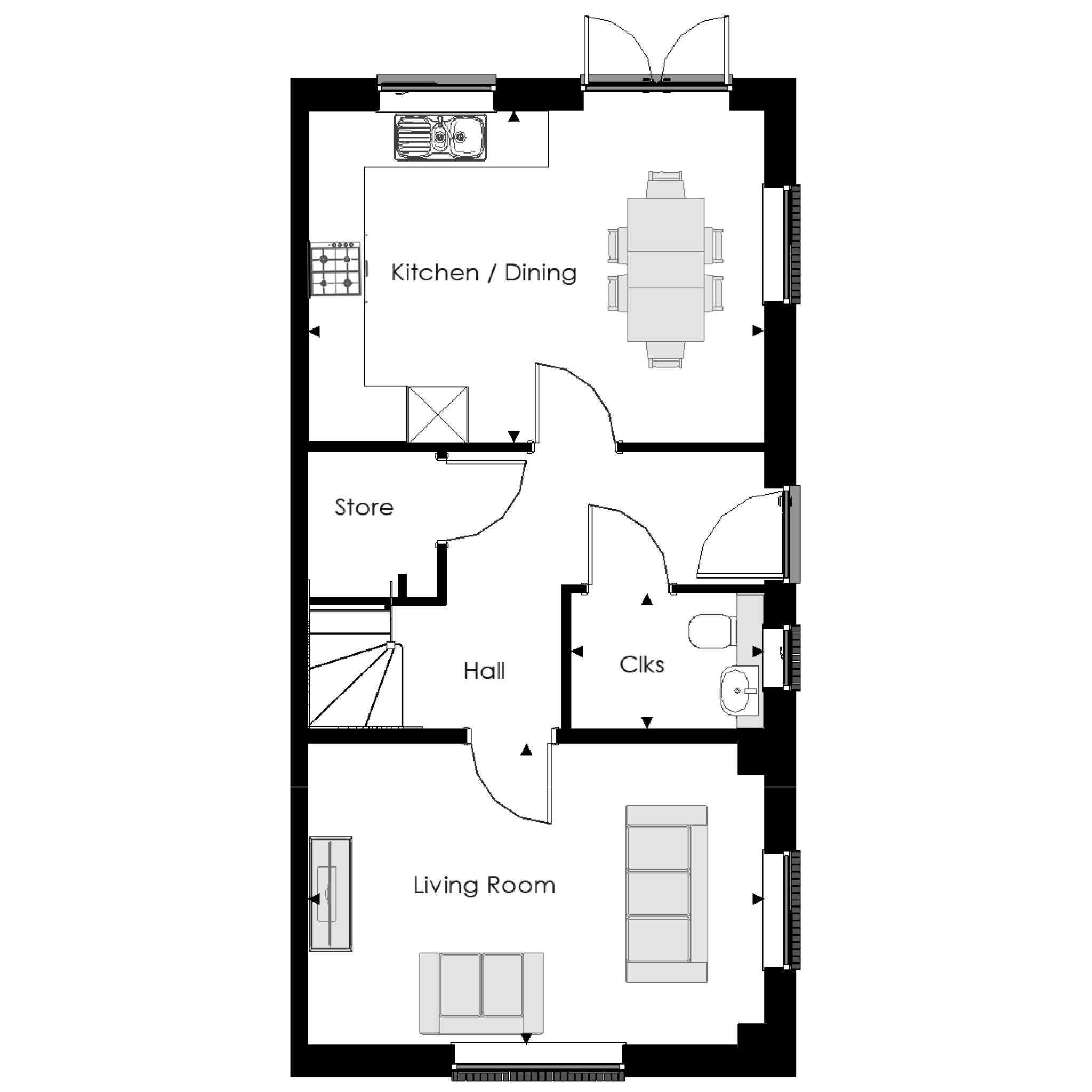Desford Lane, Ratby floorplan