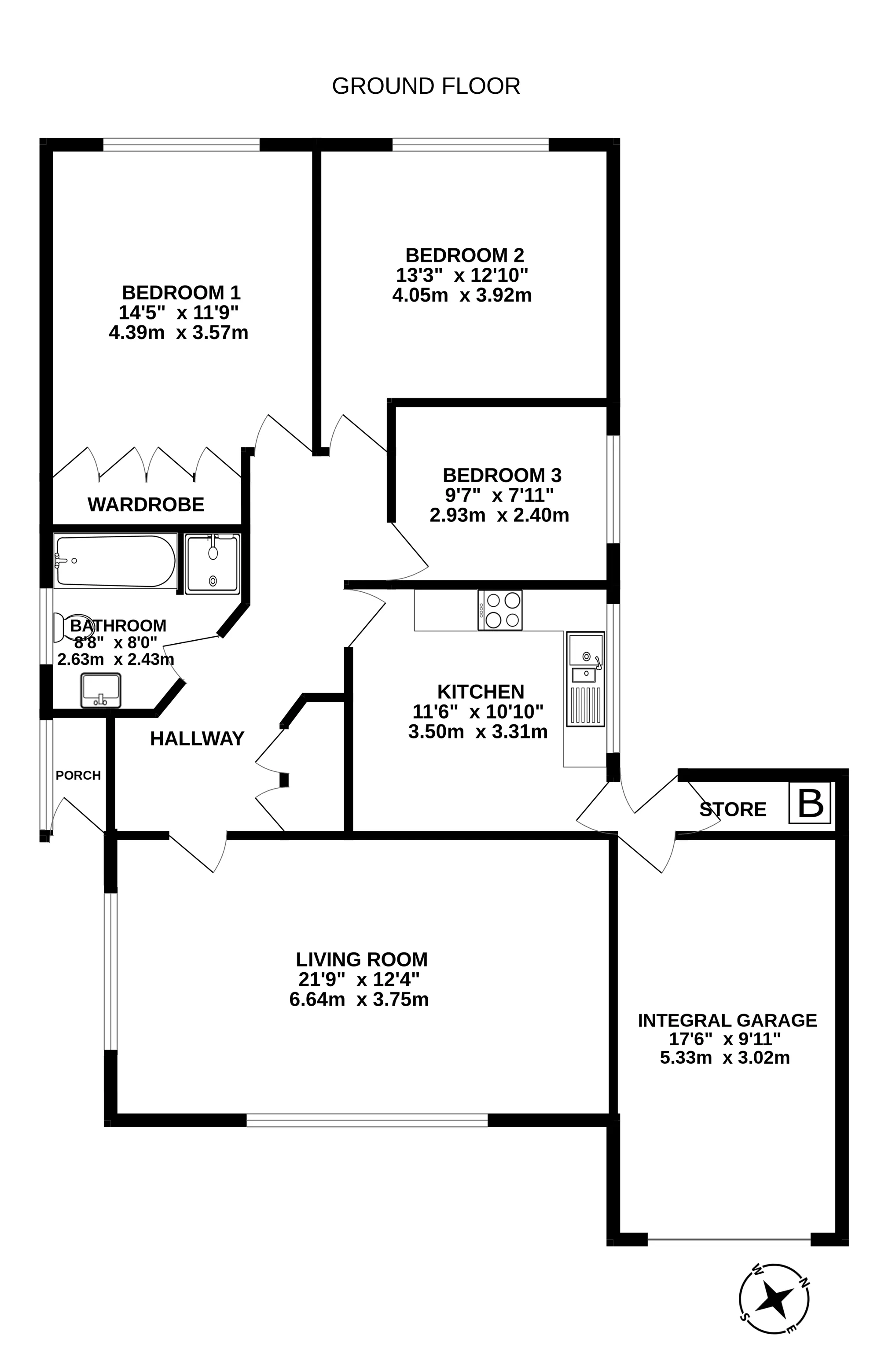 2, Ballaughton Lane, Douglas floorplan