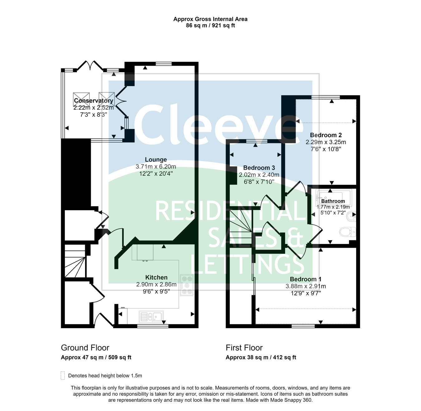 28, Grange Drive, Cheltenham floorplan