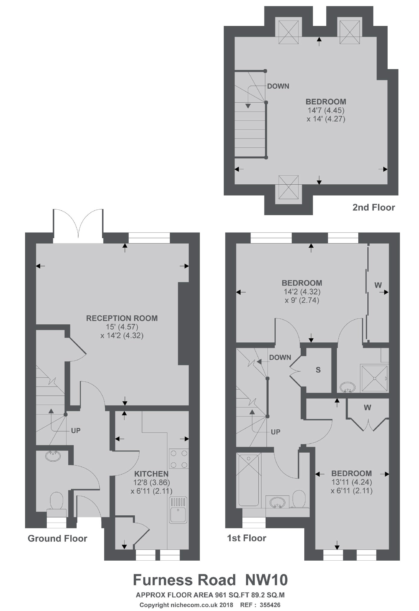 3 Bedrooms  to rent in Furness Road, London NW10