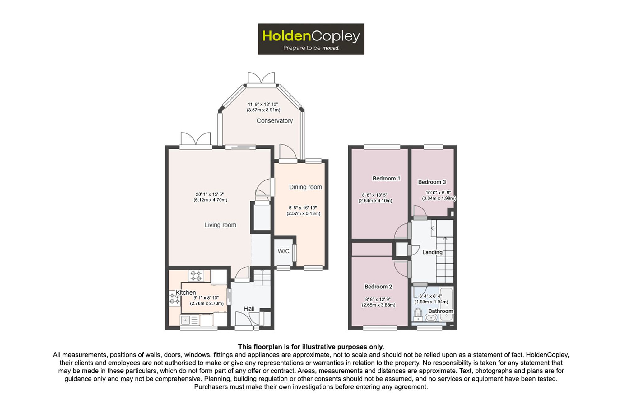 6 Dale Close, Nottingham floorplan