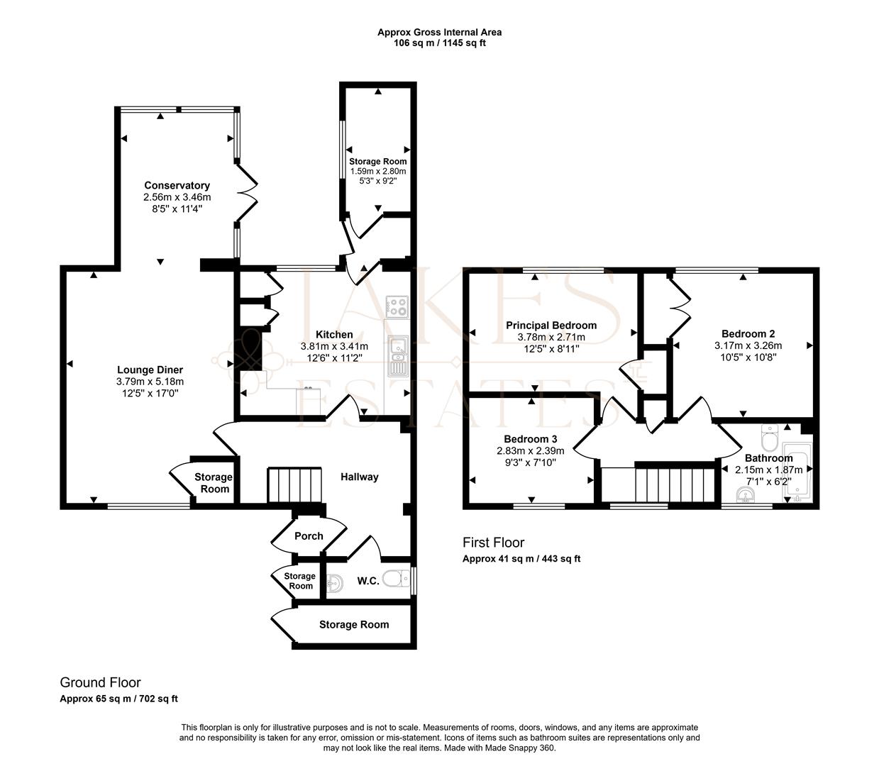 87, Raiselands Croft, Penrith floorplan