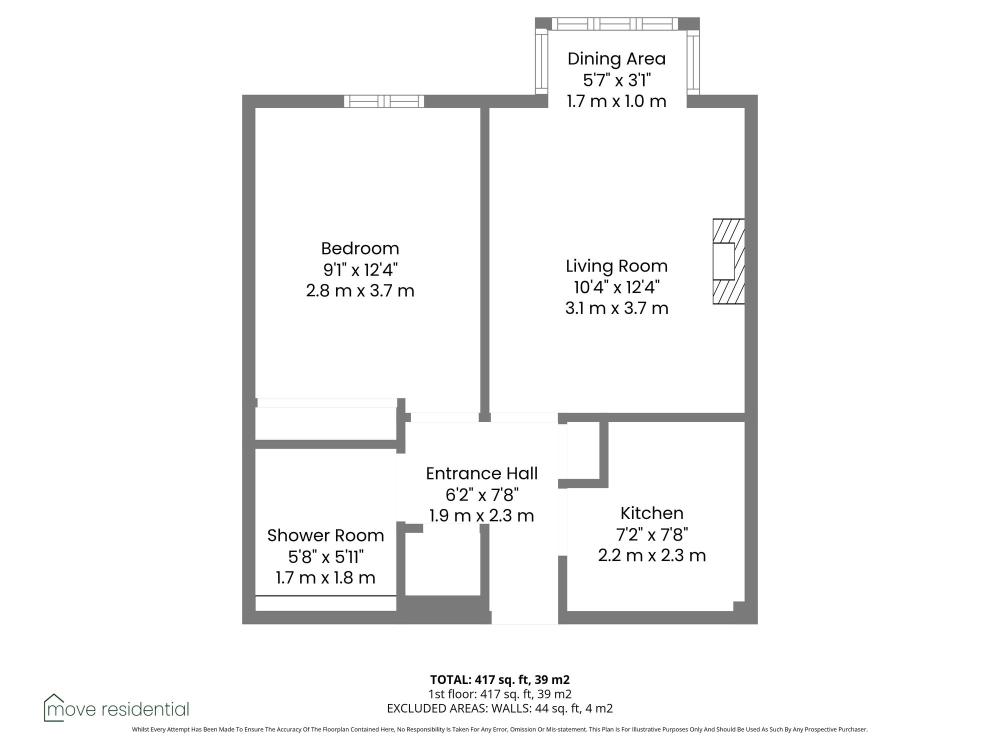 105 Tudor Court, Liverpool floorplan