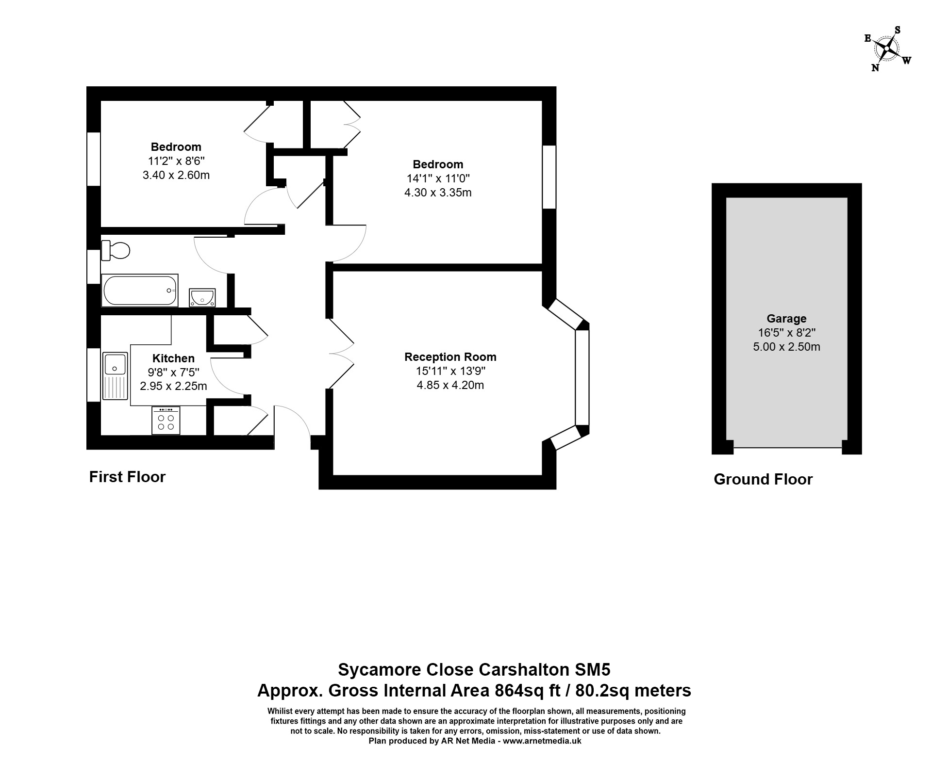Sycamore Close, Carshalton floorplan