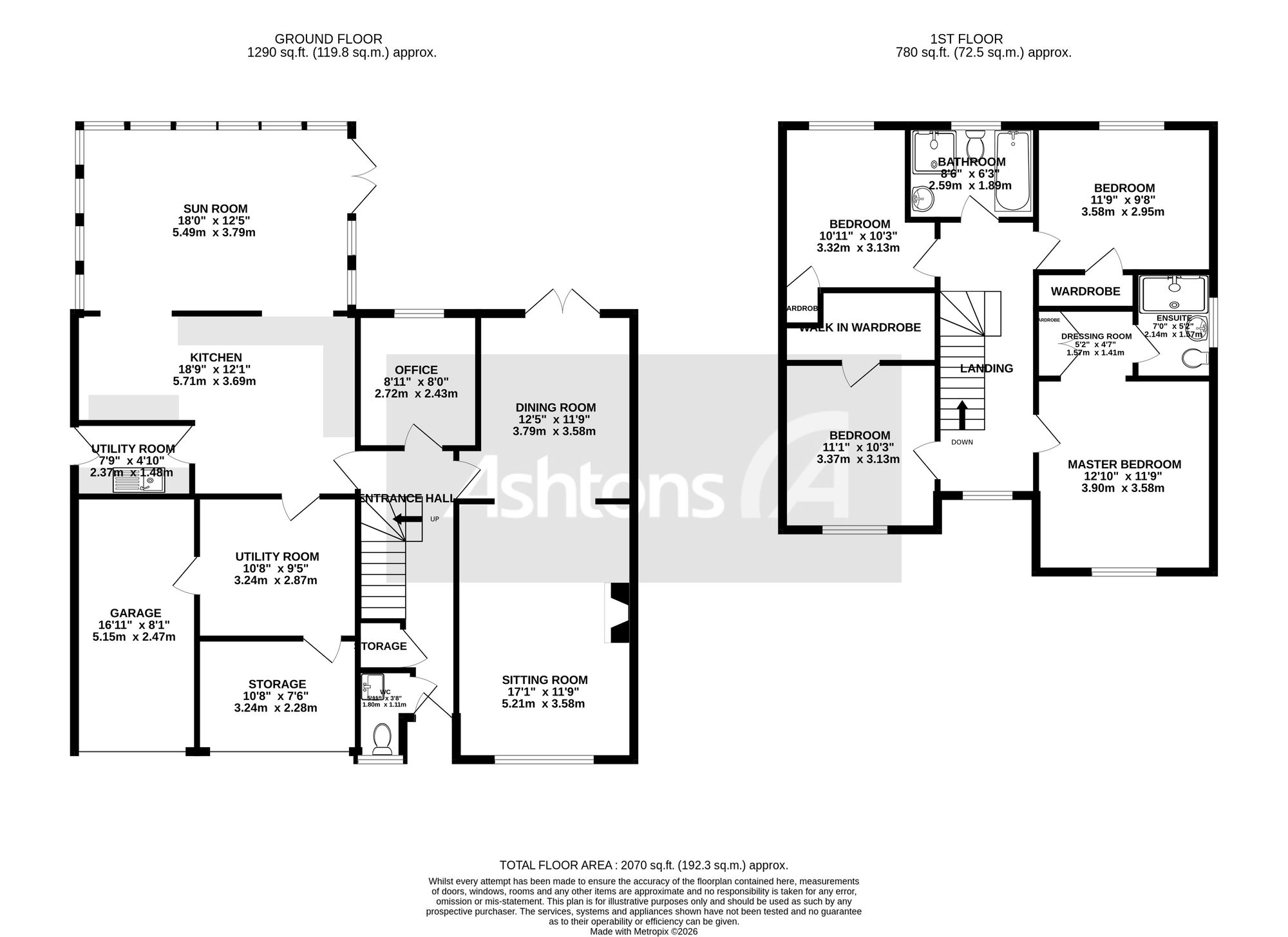 17 The Spires, St. Helens floorplan