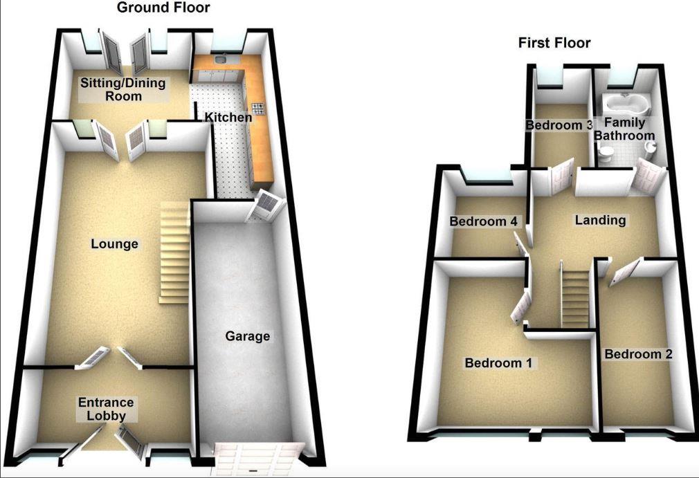 14, Totnes Avenue, Oldham floorplan