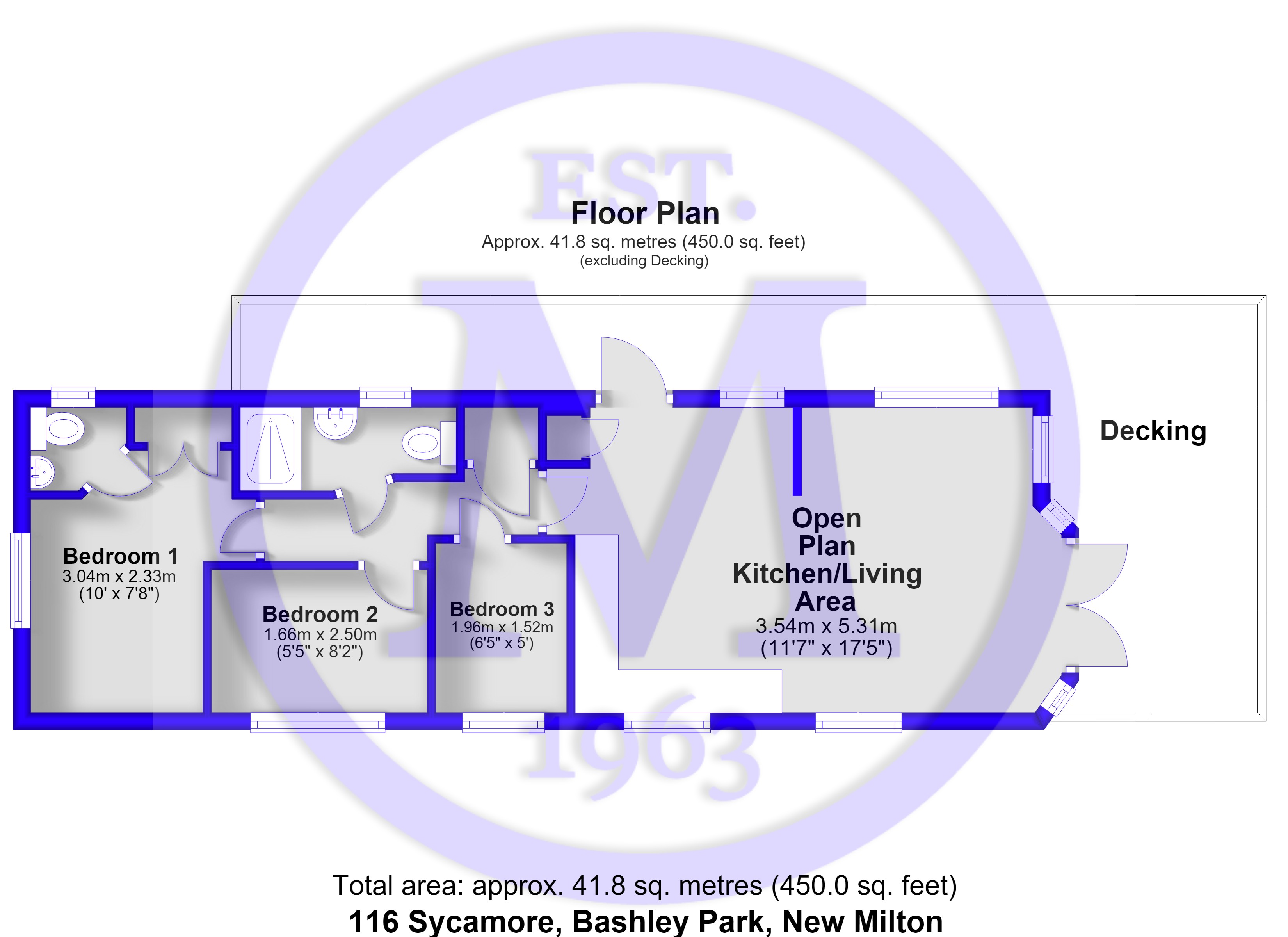 116, Sycamore, New Milton floorplan