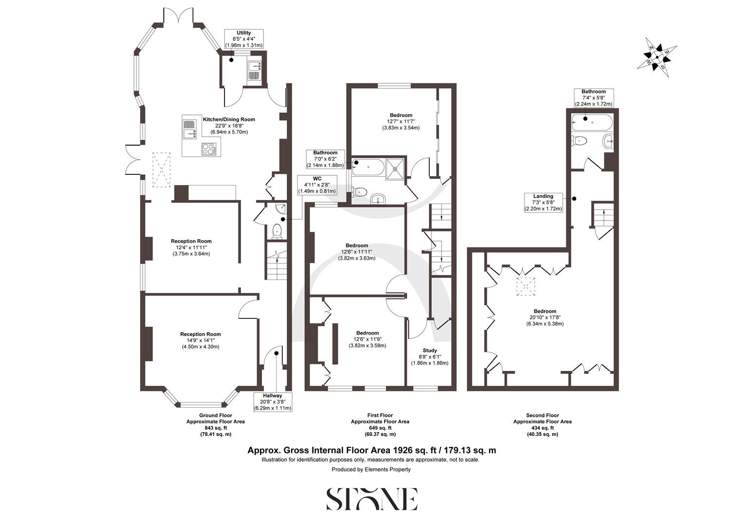 47, Deerings Road, Reigate floorplan