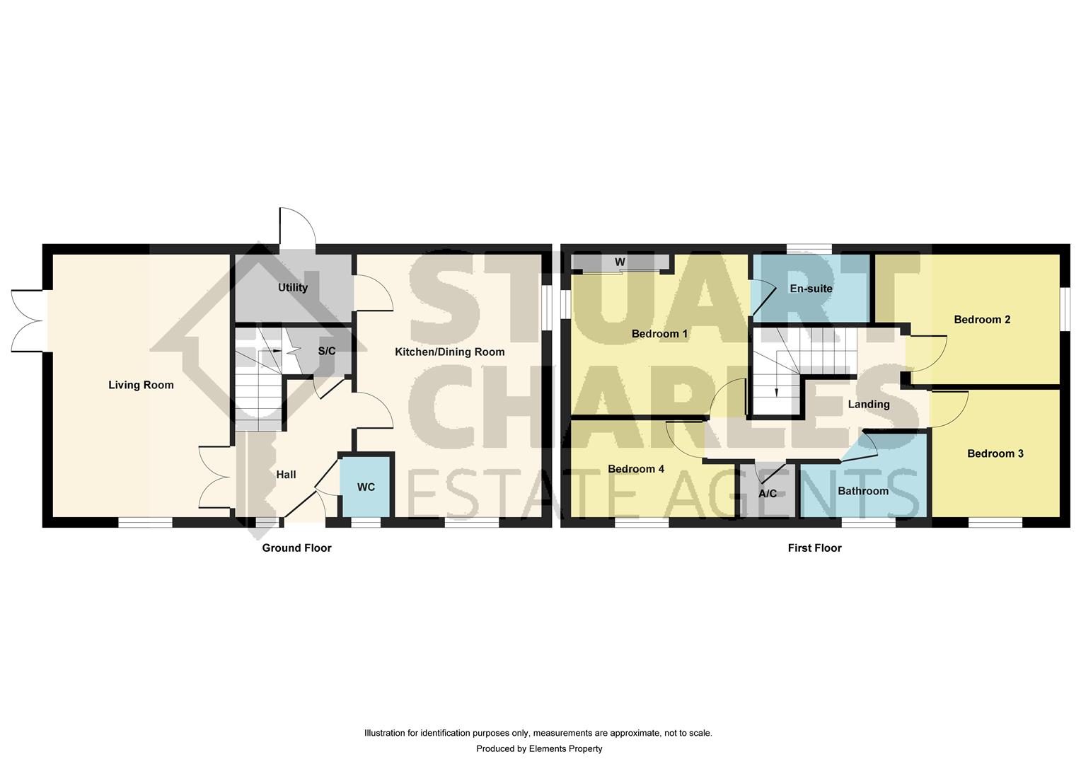 61, Clarendon Close, Corby floorplan