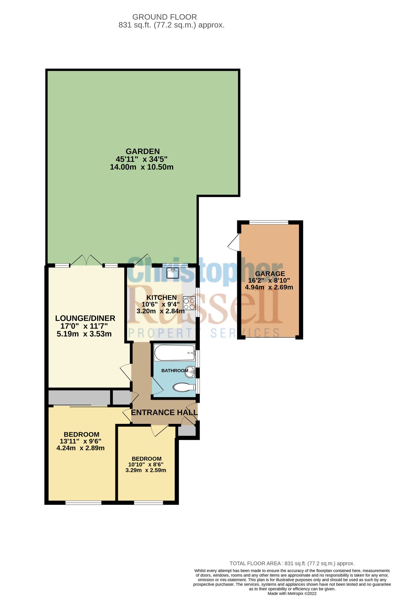 Lydd Close, Sidcup floorplan
