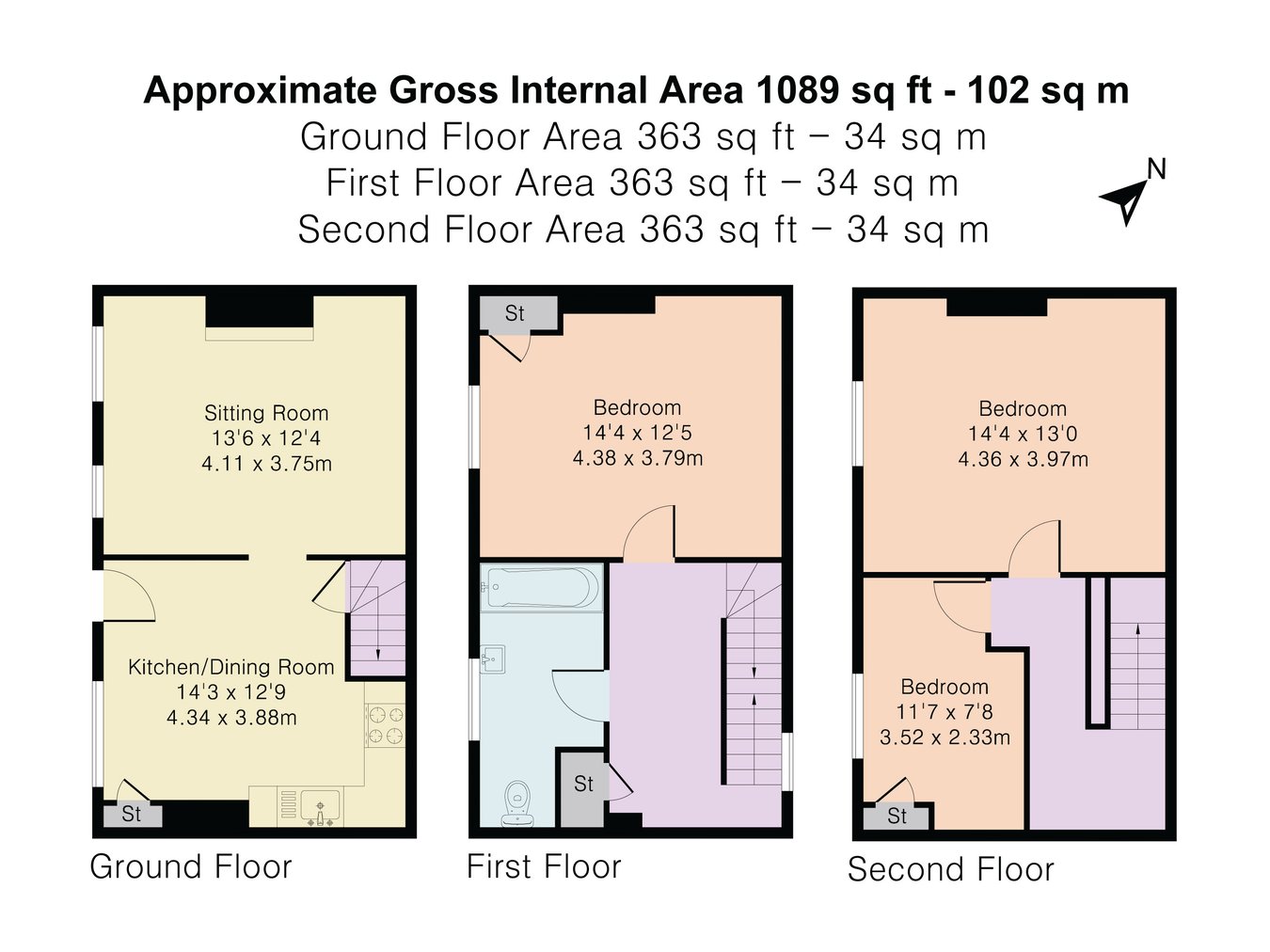 1, Sunnybank, Watledge, Nailsworth floorplan
