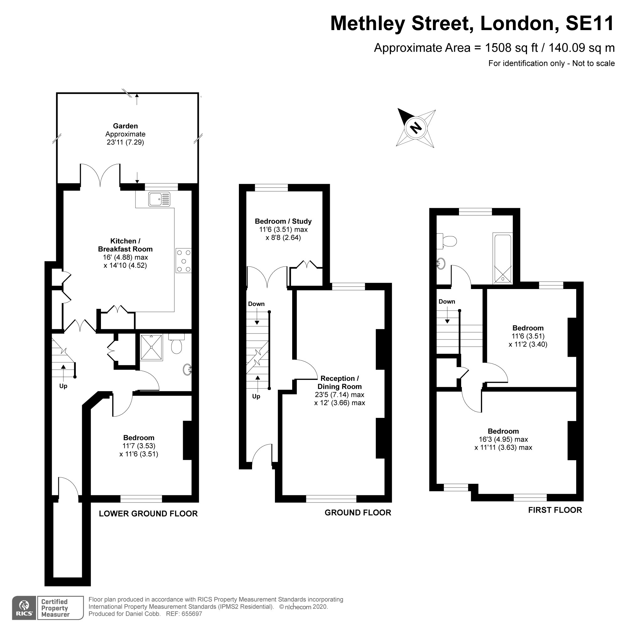 4 bed terraced house for sale in Methley Street, London SE11 Zoopla