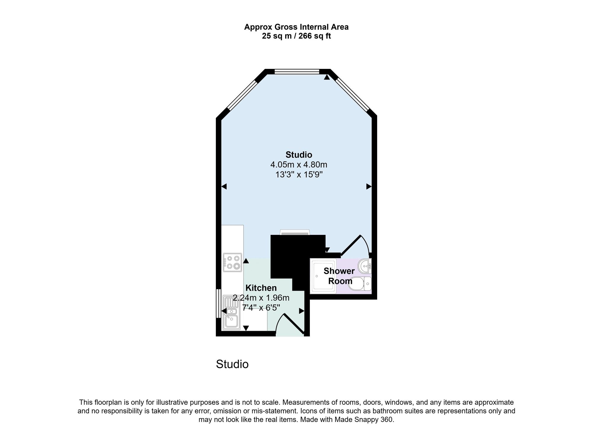 Flat 5, 8 Upper Brighton Road, Surbiton floorplan