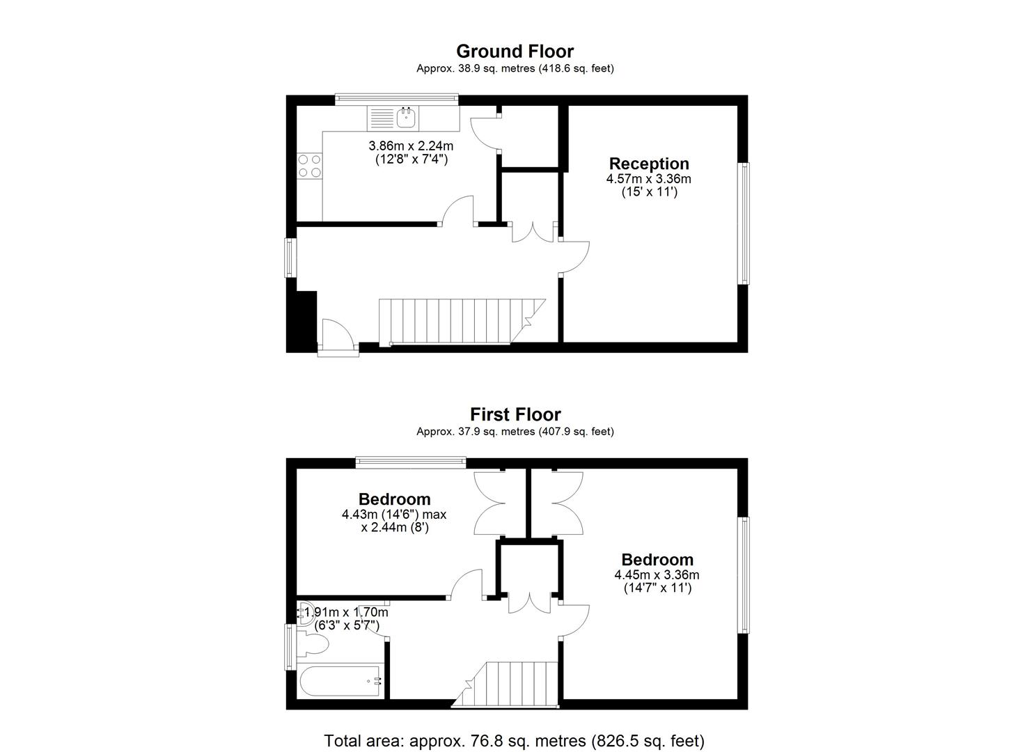 43, Byron Way, West Drayton floorplan