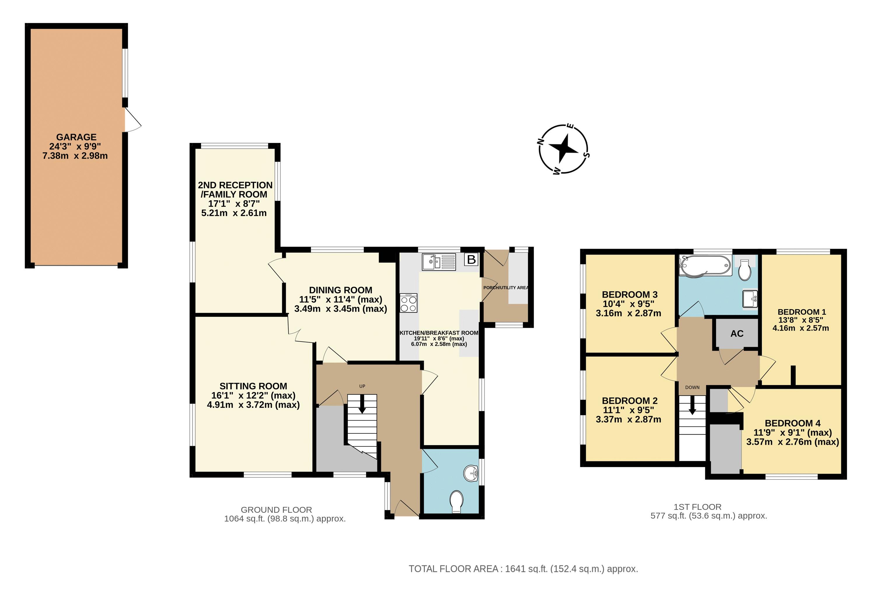 1, Cedar Close, Chard floorplan