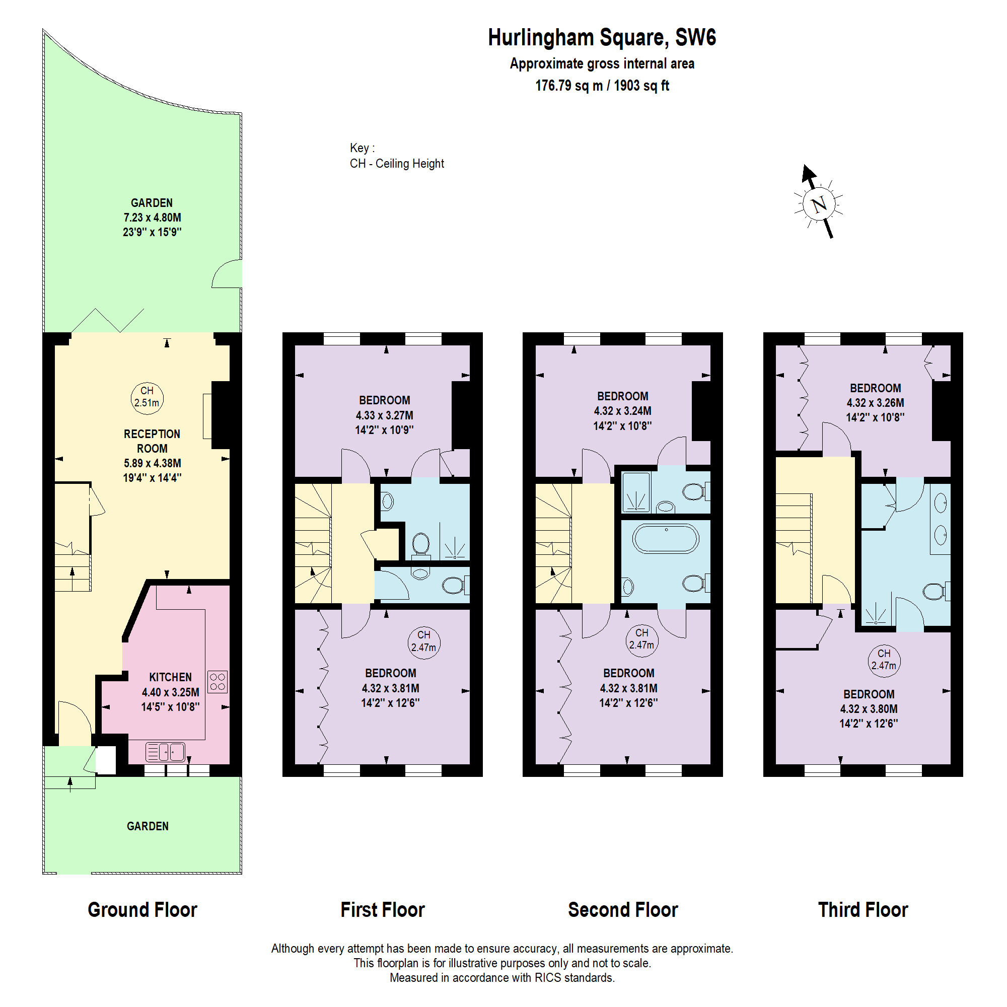 49, Hurlingham Square, London floorplan