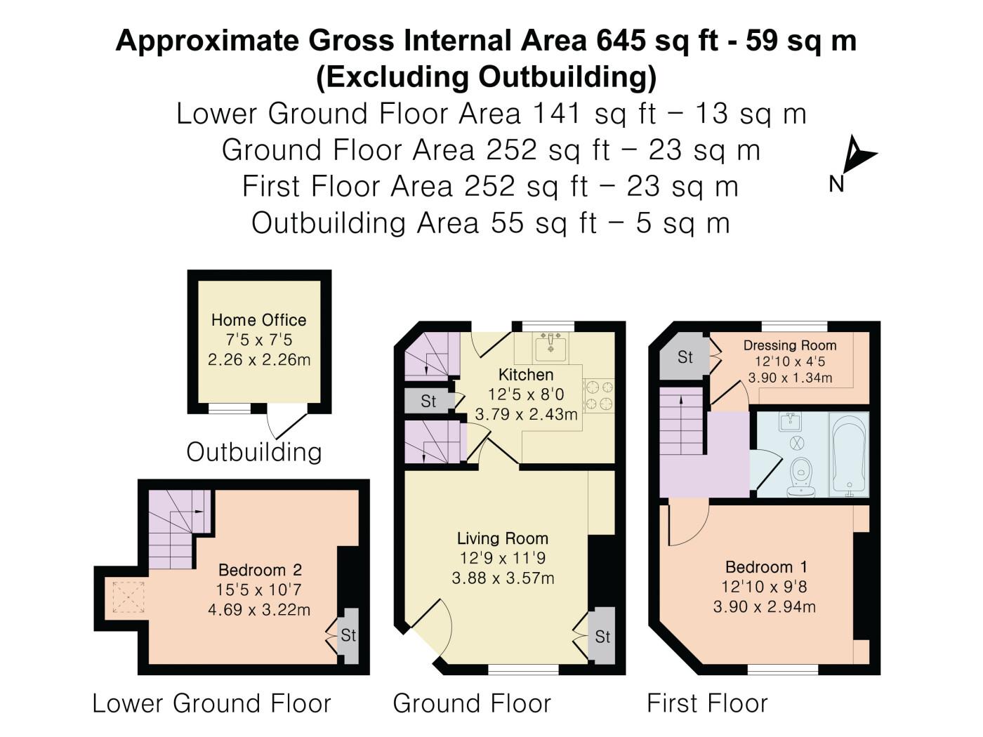 Rifle Cottage, 83, Greys Road, Henley-On-Thames floorplan