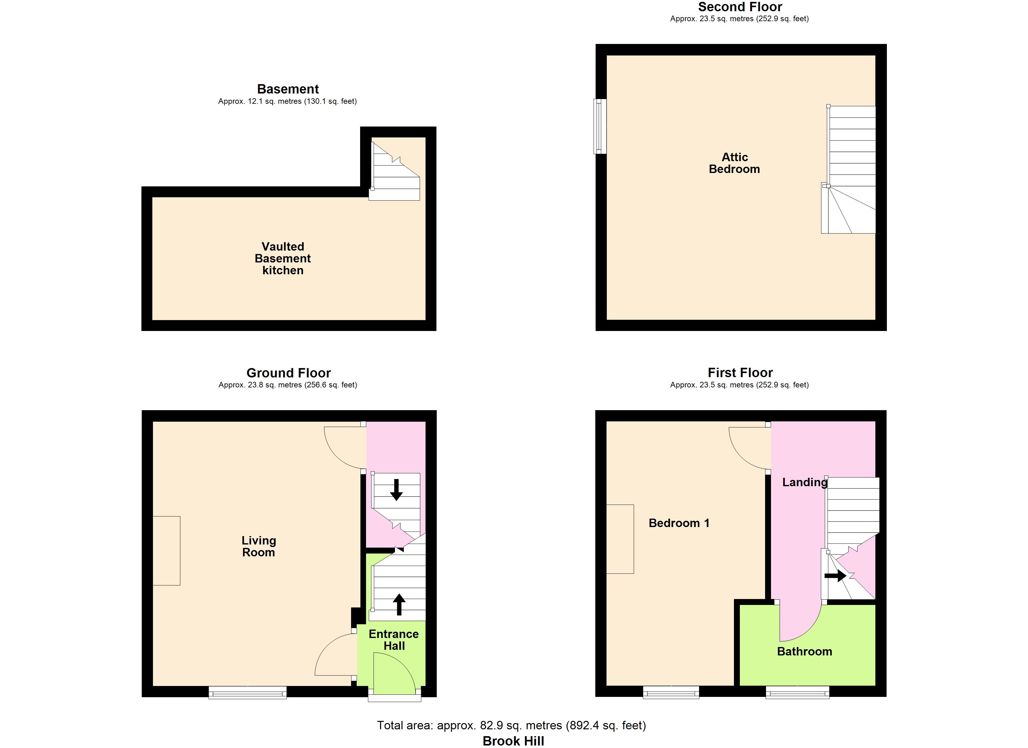 8, Brook Hill, Shipley floorplan