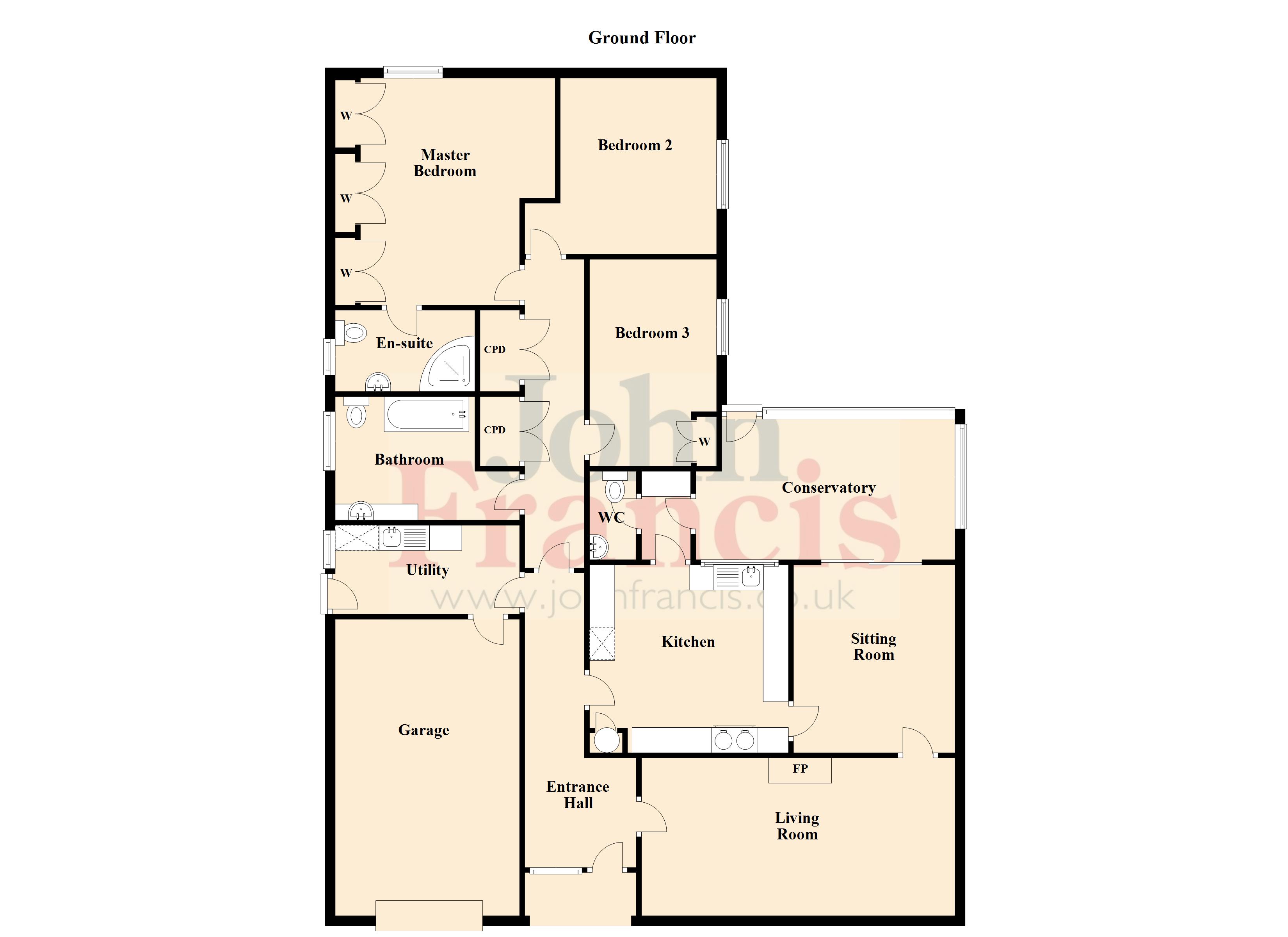Is Y Bryn, Trevaughan, Carmarthen, Carmarthenshire SA31, 3 bedroom