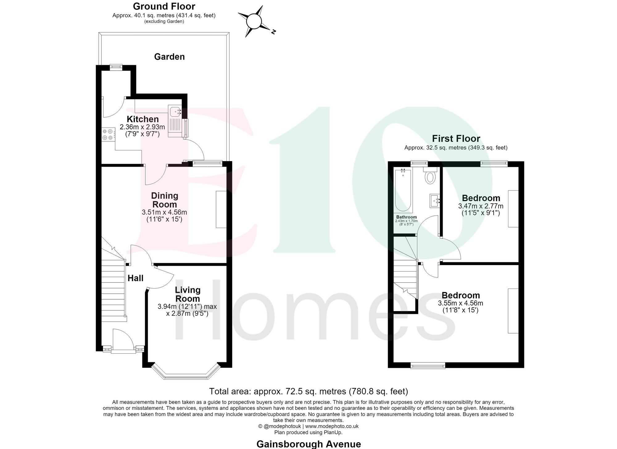 179 Gainsborough Avenue, London floorplan