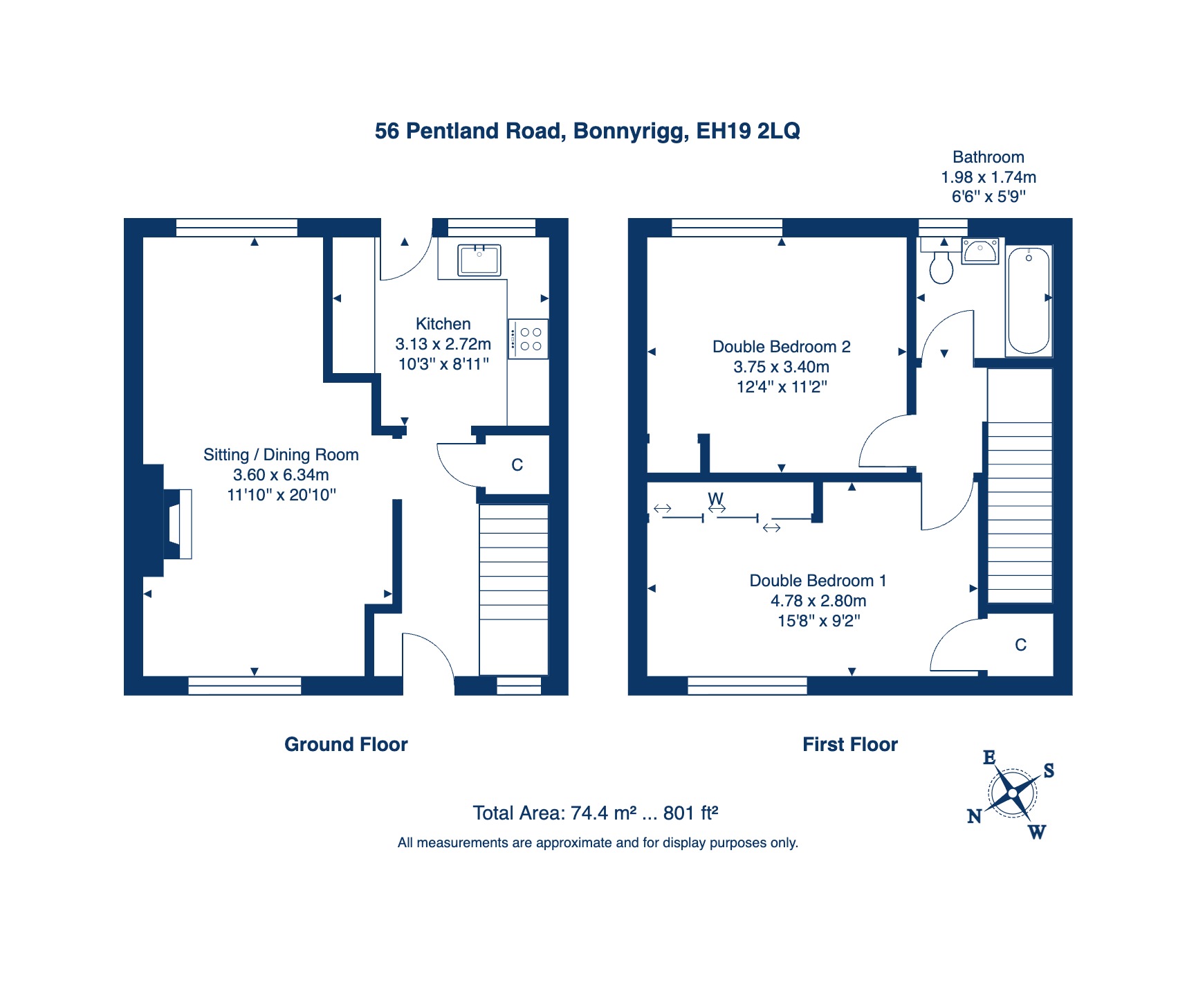 56, Pentland Road, Bonnyrigg floorplan