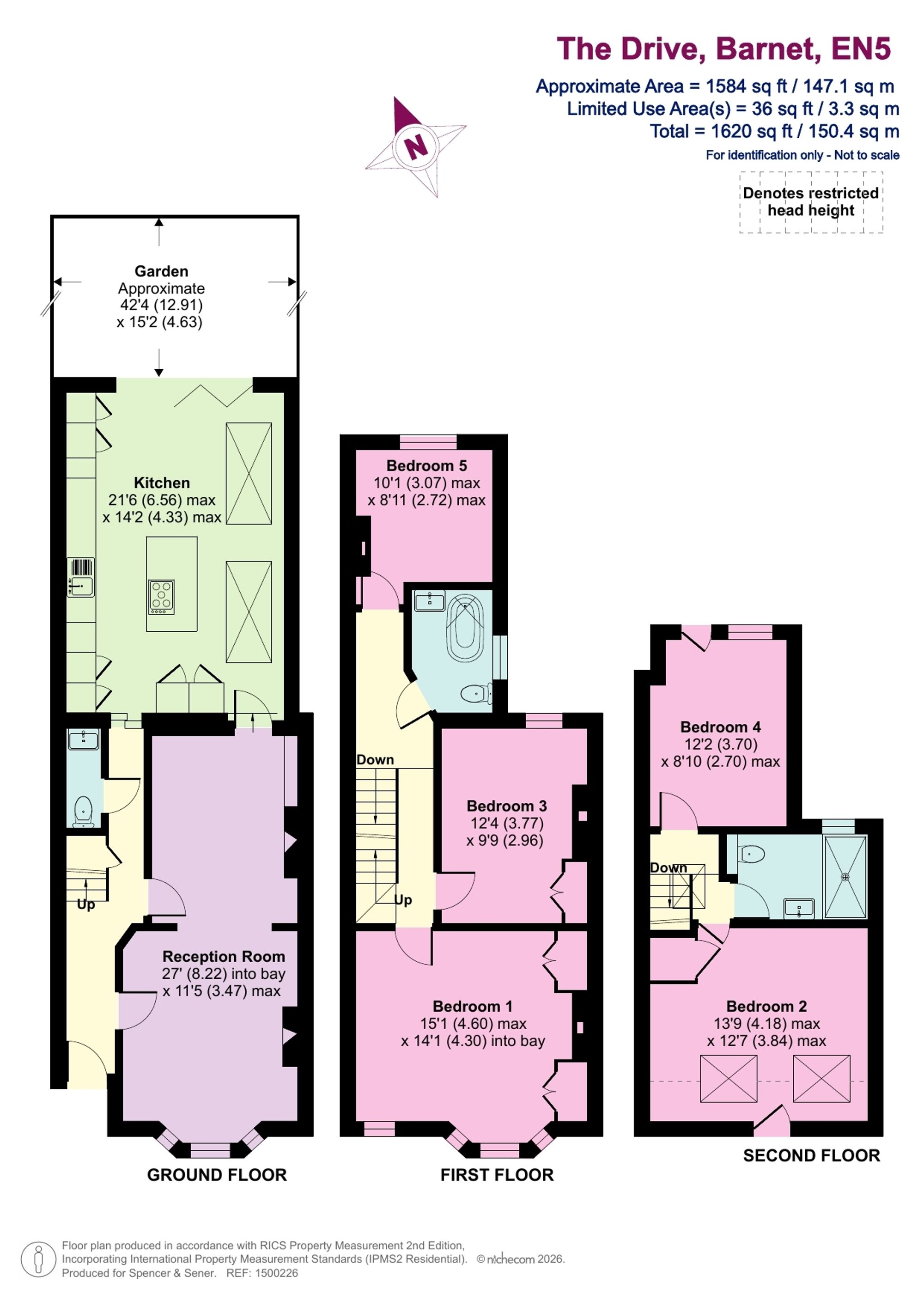 70 The Drive, Barnet floorplan