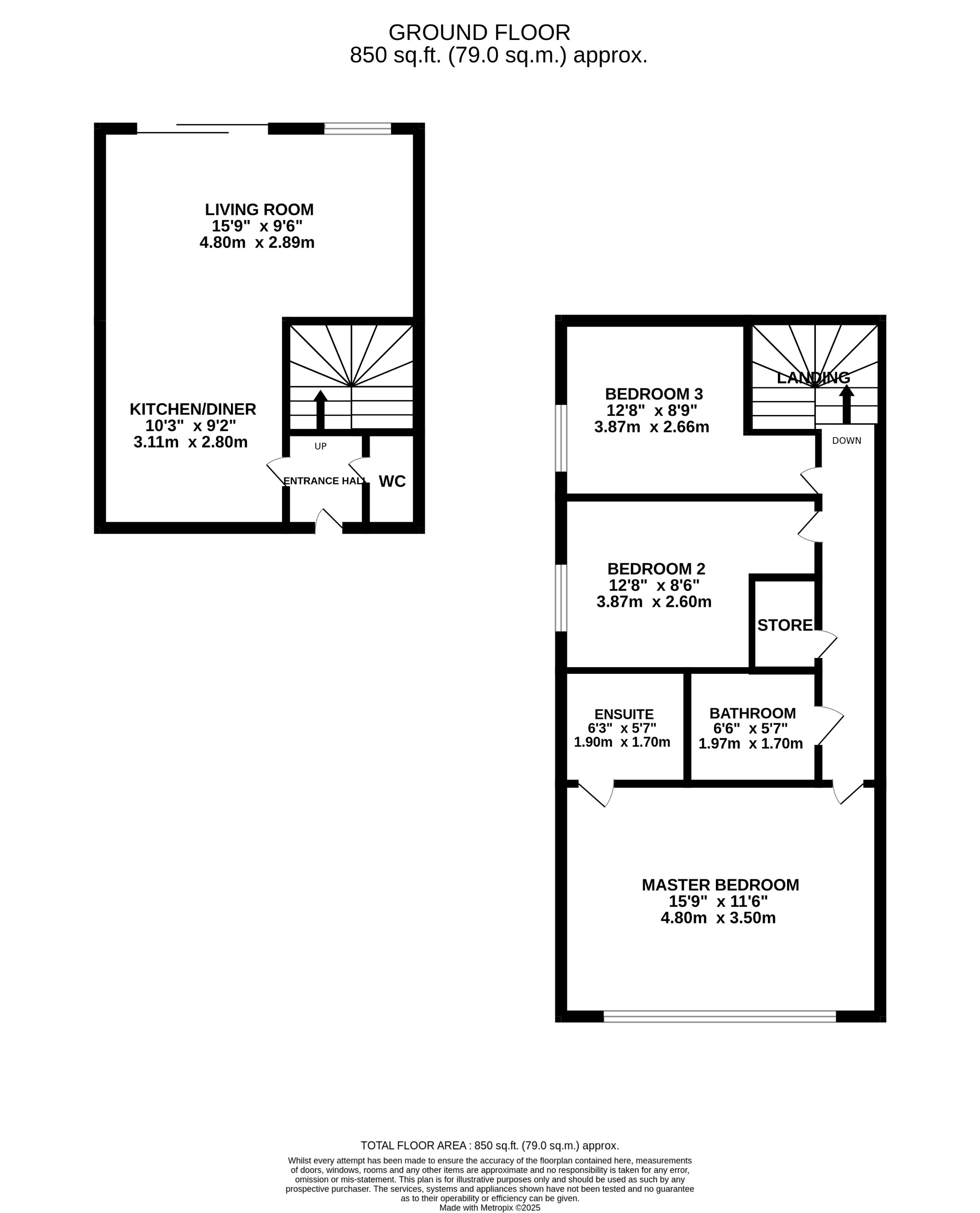 90, Steele House, Woden Street, Salford floorplan