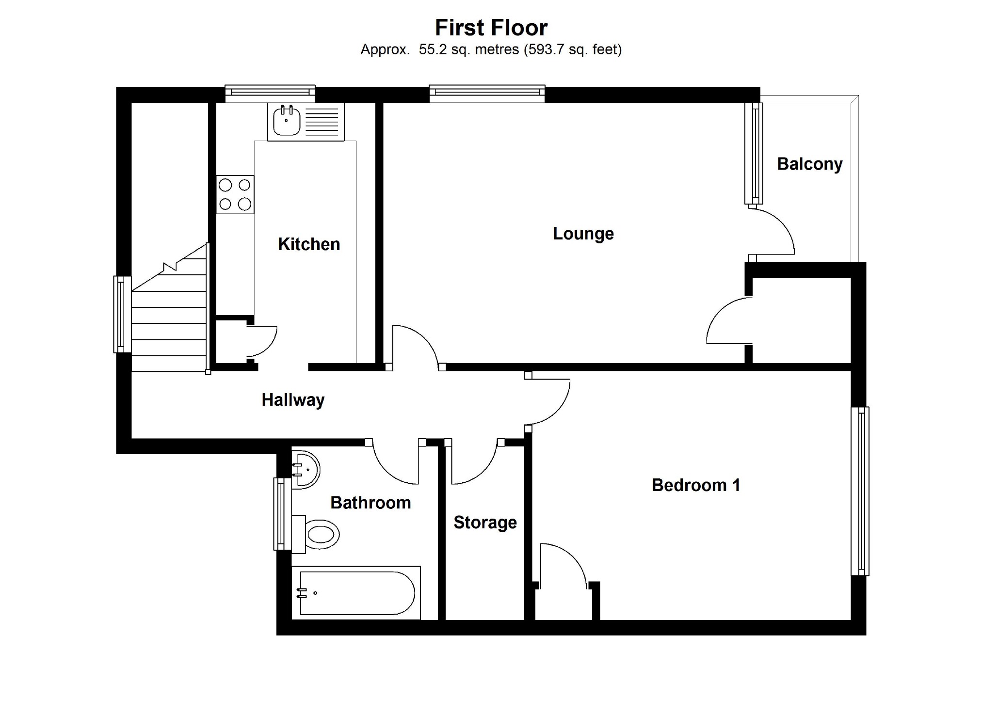 1 Bedrooms Maisonette to rent in Sutcliffe Avenue, Oldbrook, Milton Keynes, Bucks MK6