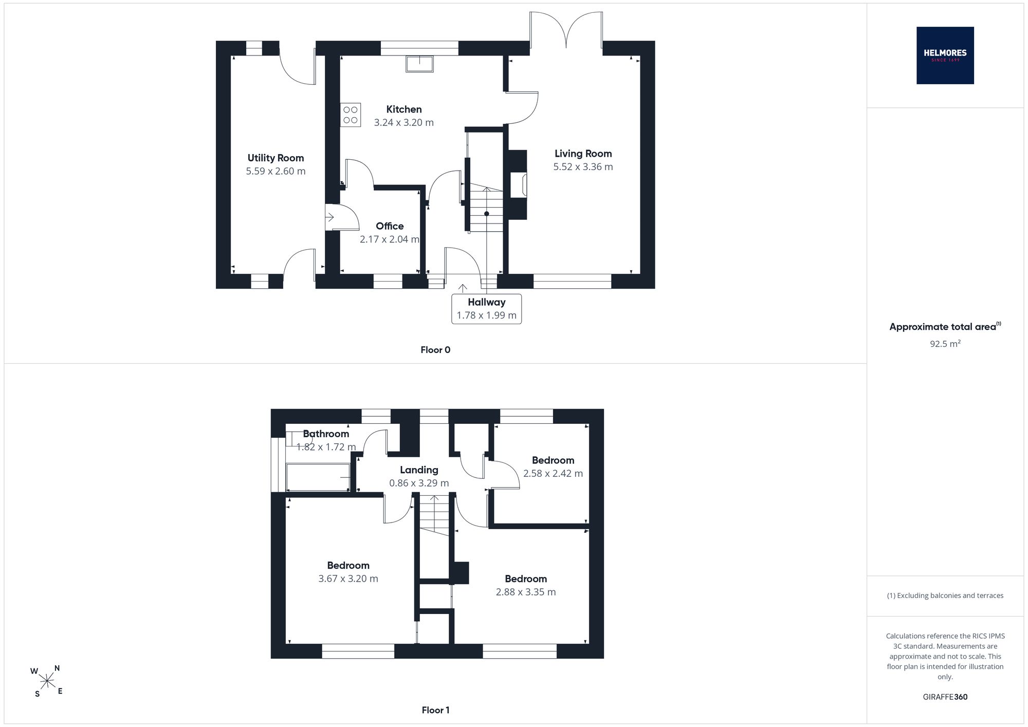 9 Glebelands, Exeter floorplan