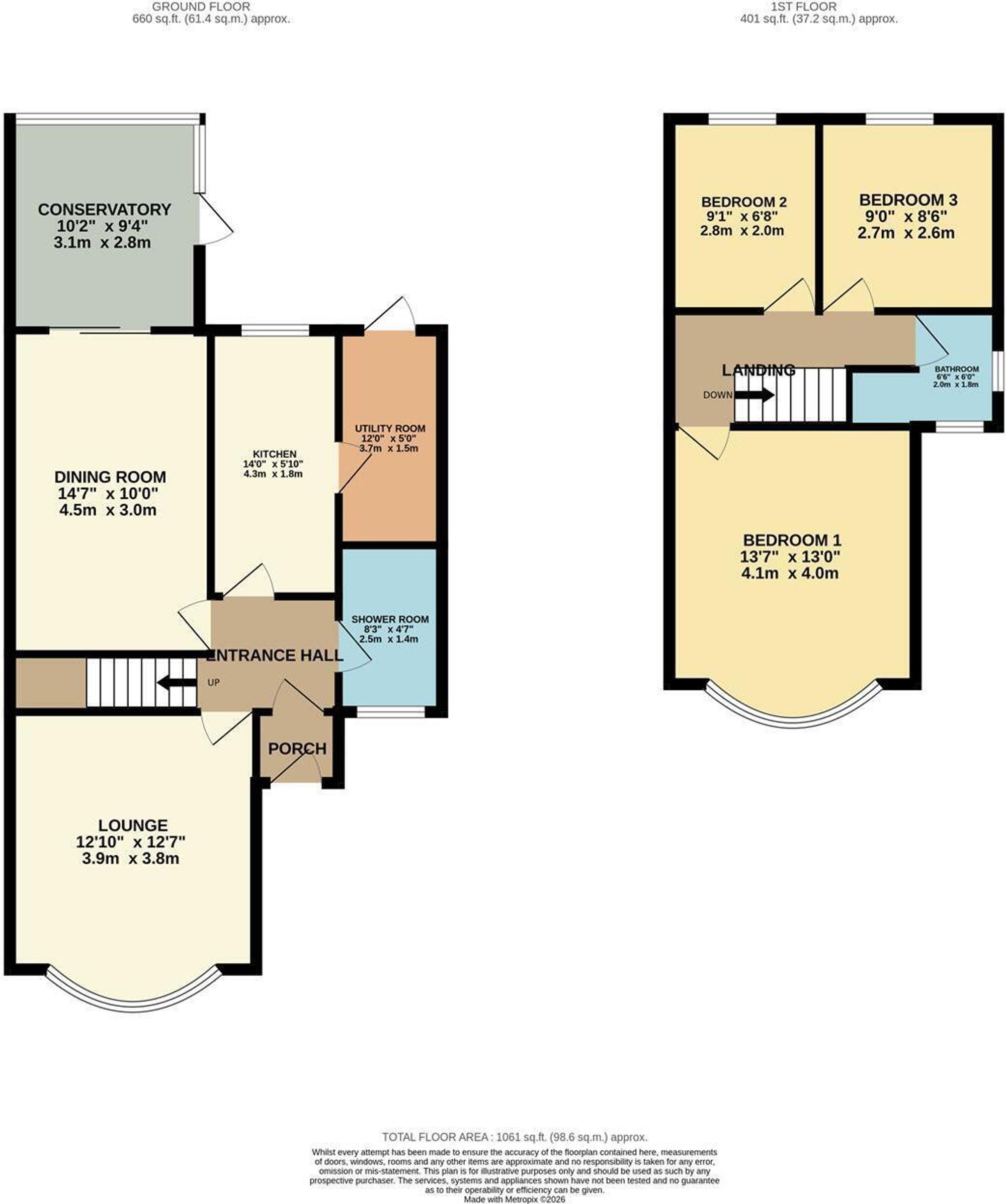 36 Brays Road, Birmingham floorplan