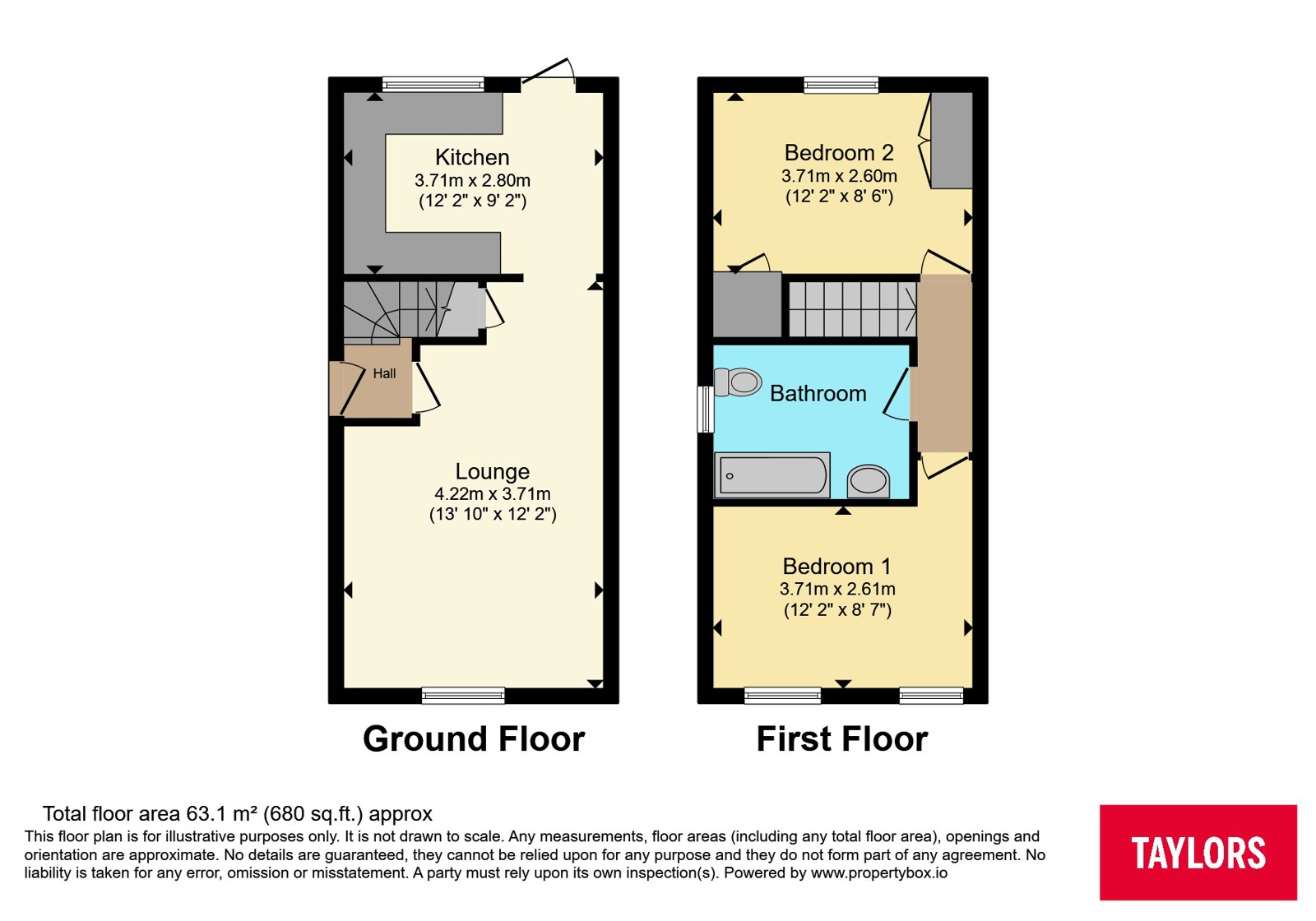 1, Squires Close, Milton Keynes floorplan