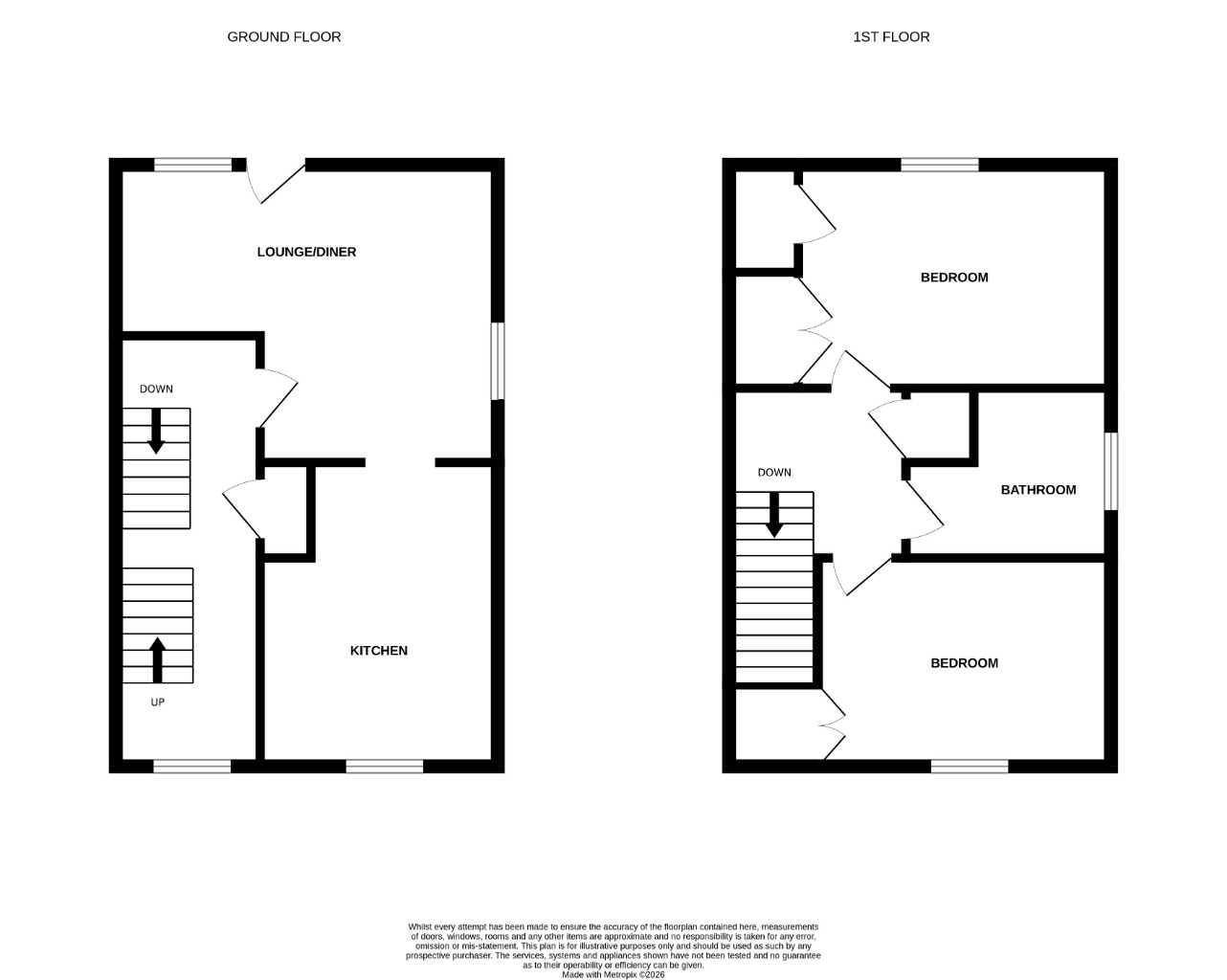 84, Primrose Lane, Rosyth floorplan