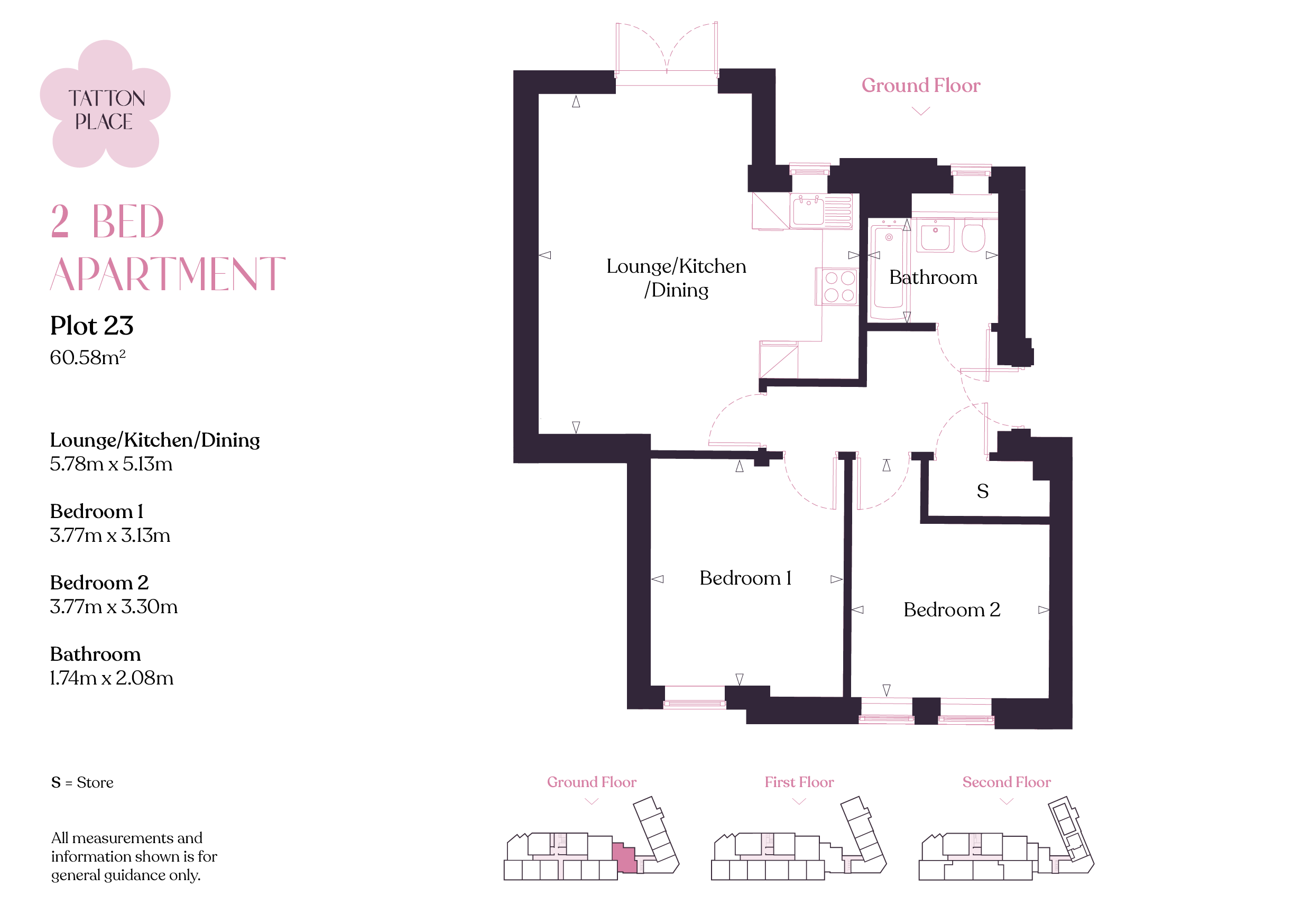 Apartment 1 - Tatton Place,, 30 Tatton Road, Manchester floorplan