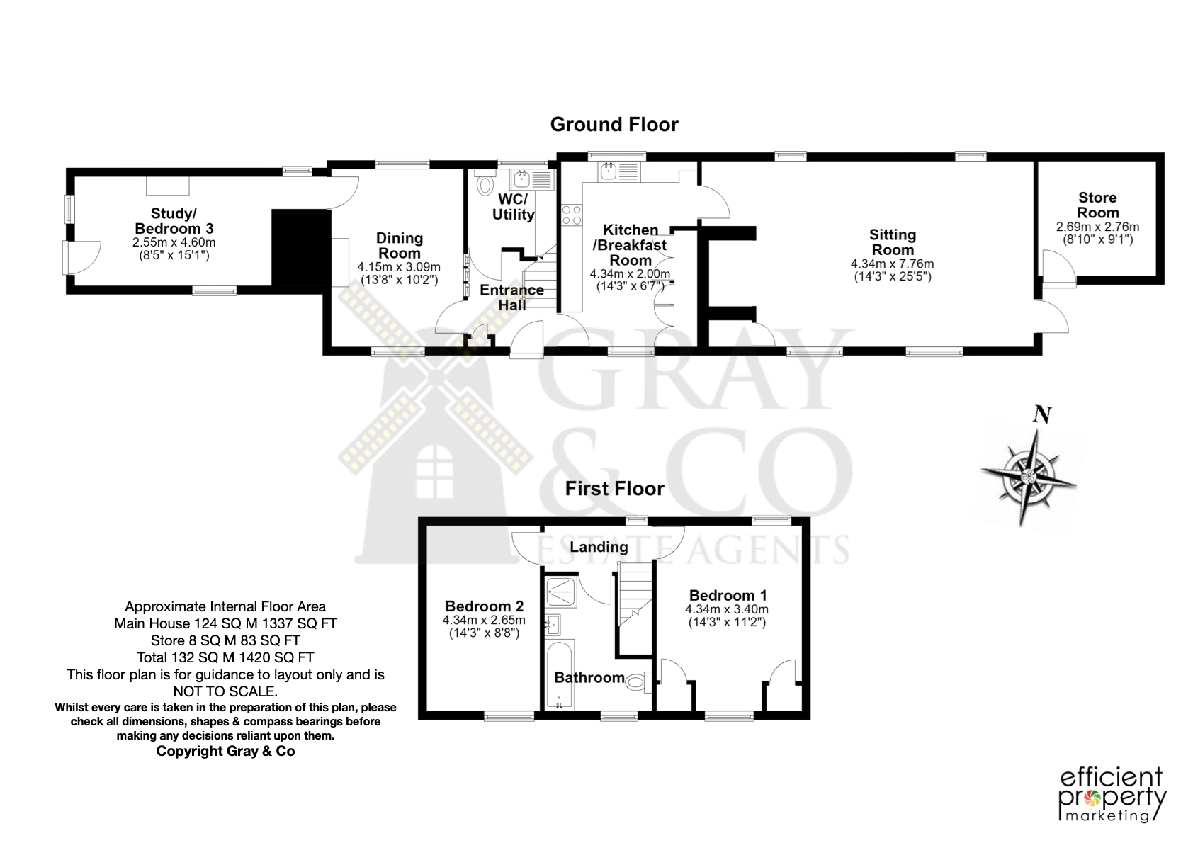 Church End, Stebbing floorplan