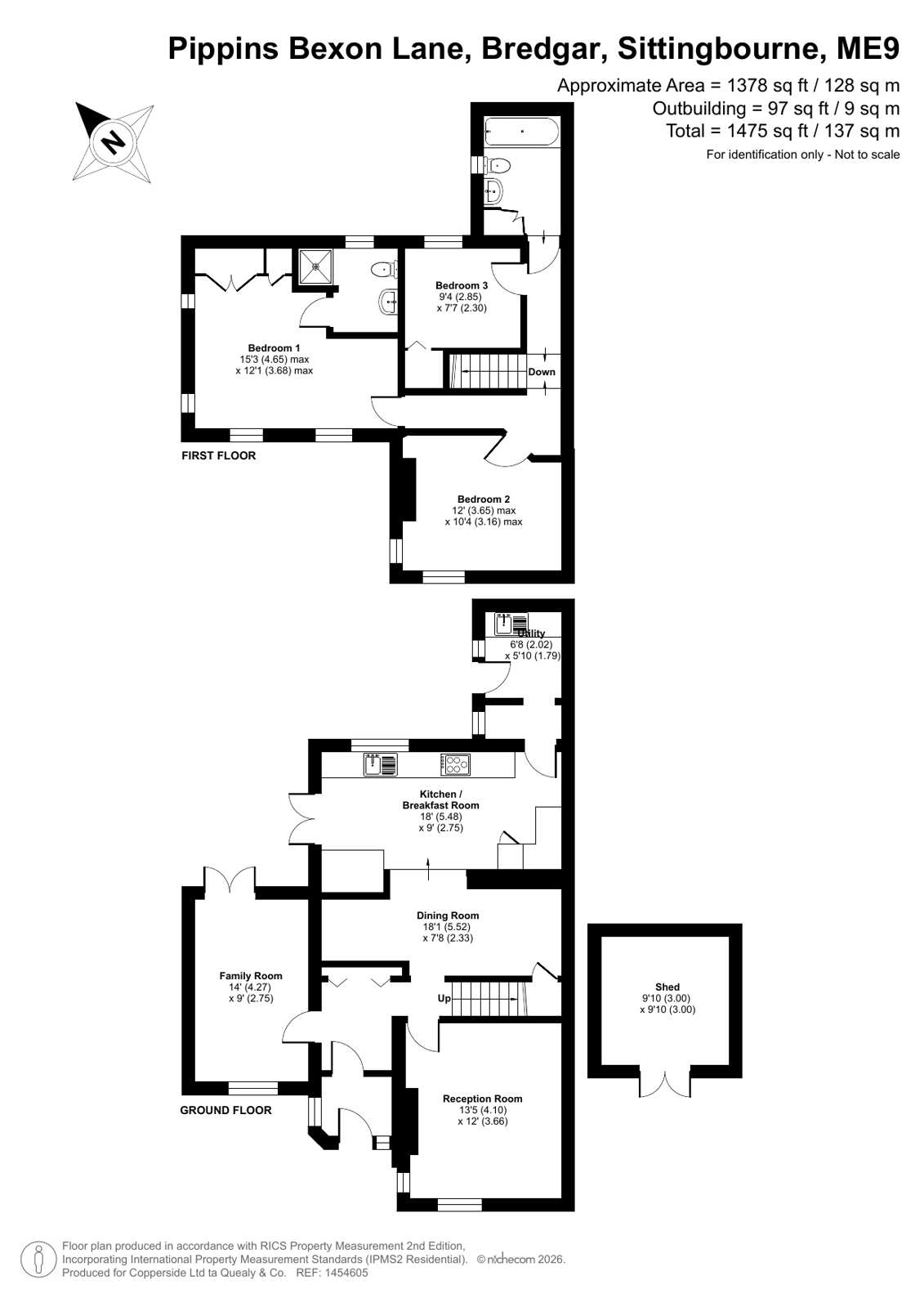 Pippins,, Bexon Lane, Sittingbourne floorplan