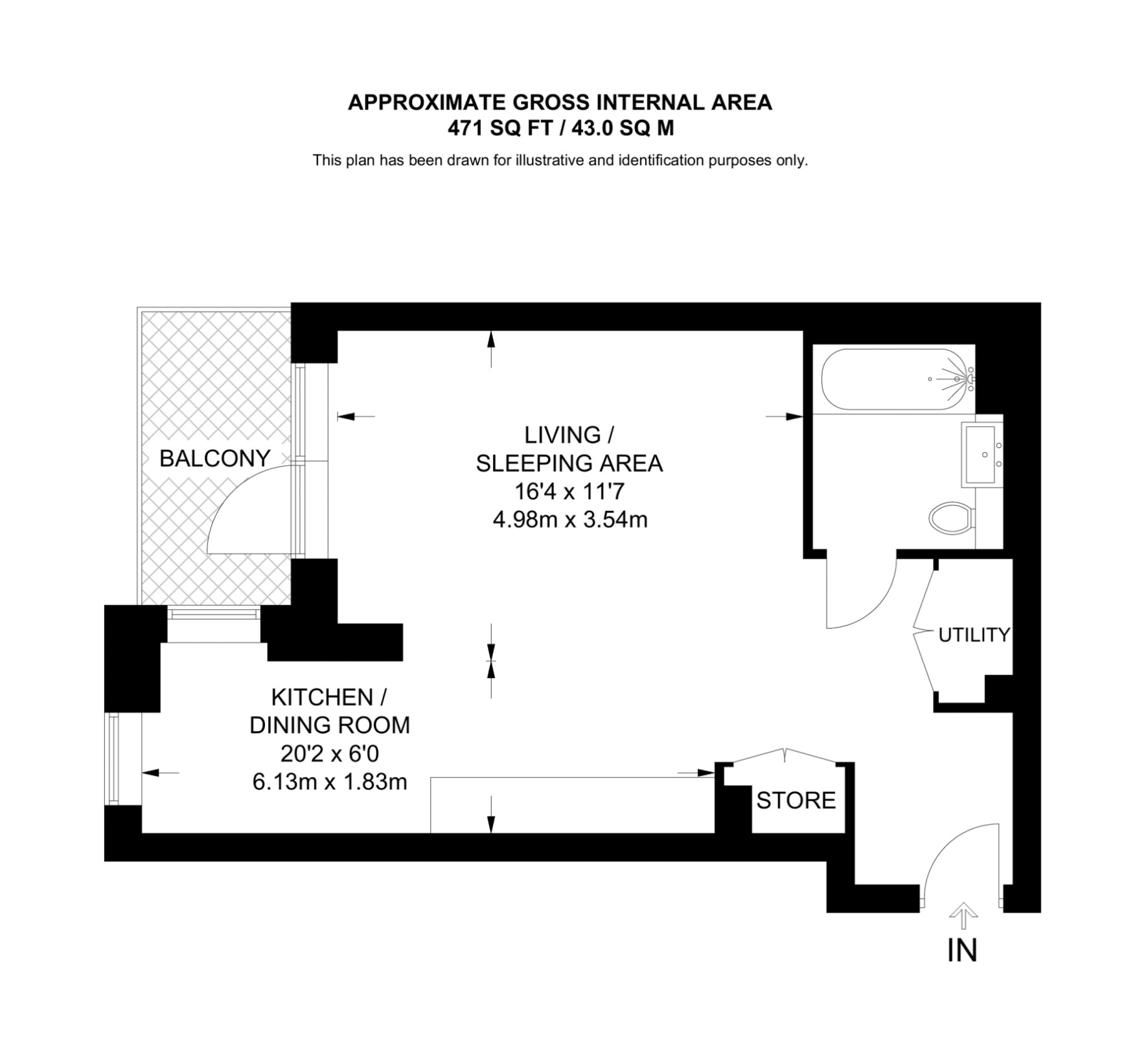 Unit 1.5.10, The Pinnacle, London floorplan