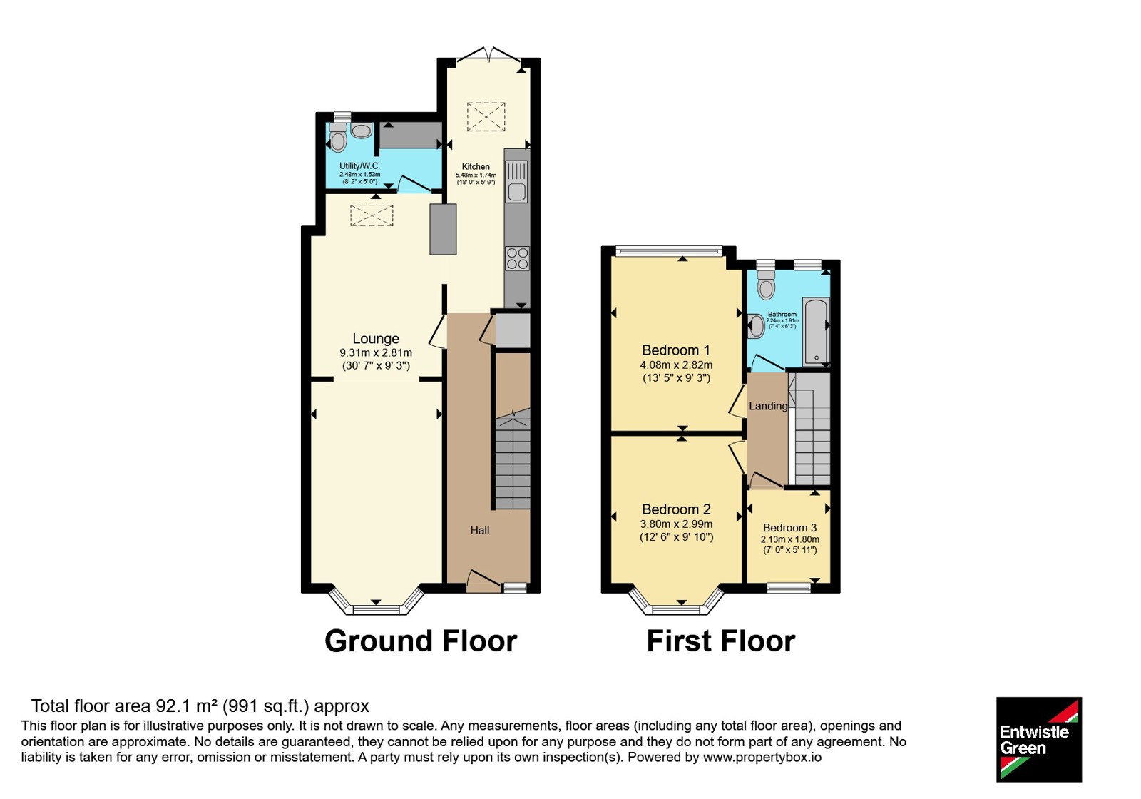 11, Penrose Avenue, Lancashire floorplan