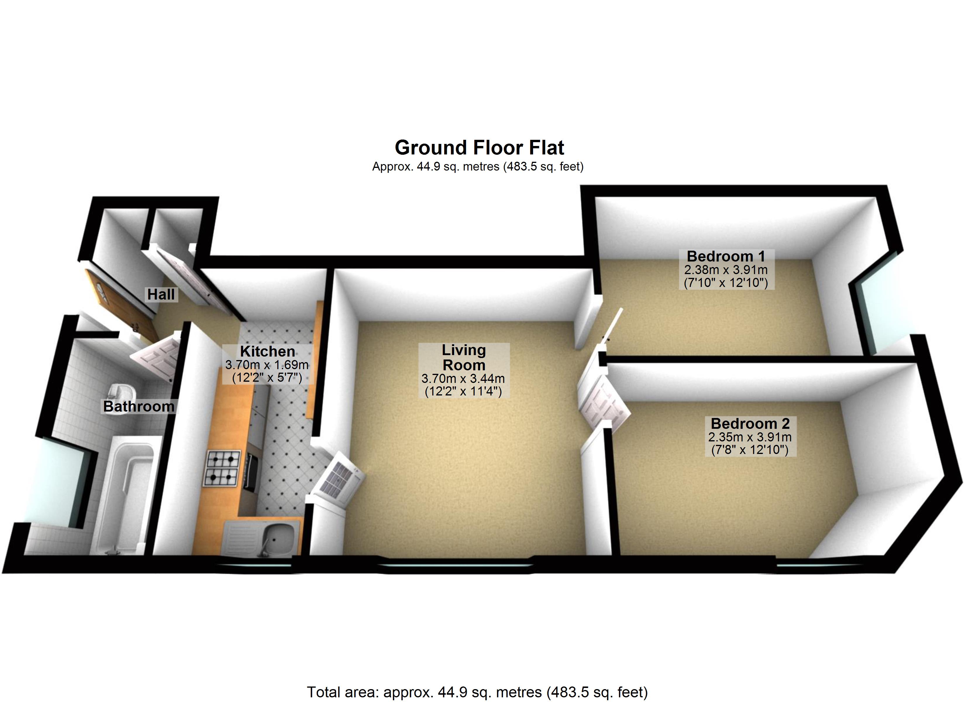 28, York Street, Nottingham floorplan