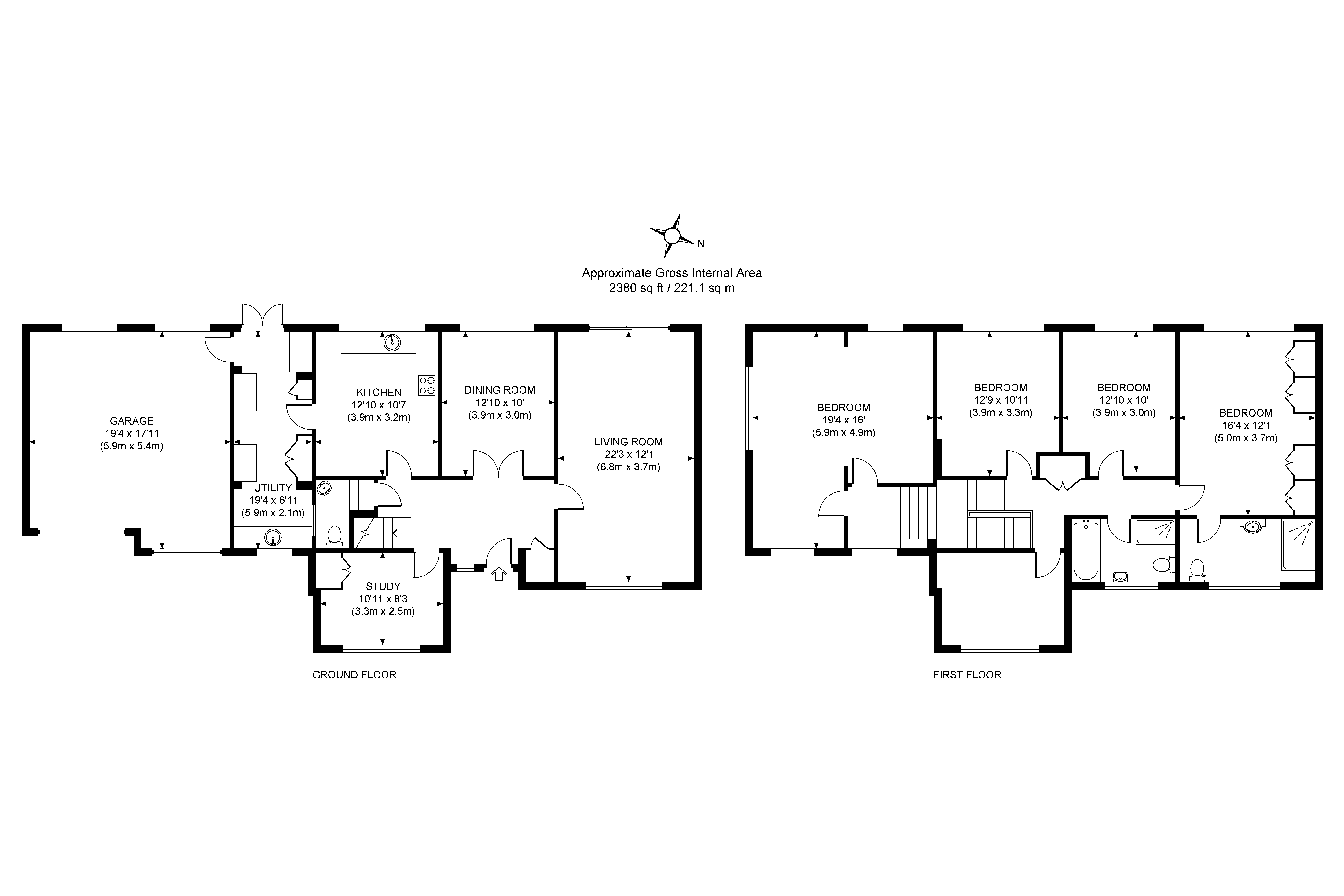 Lynwood,, Court Green Heights, Woking floorplan