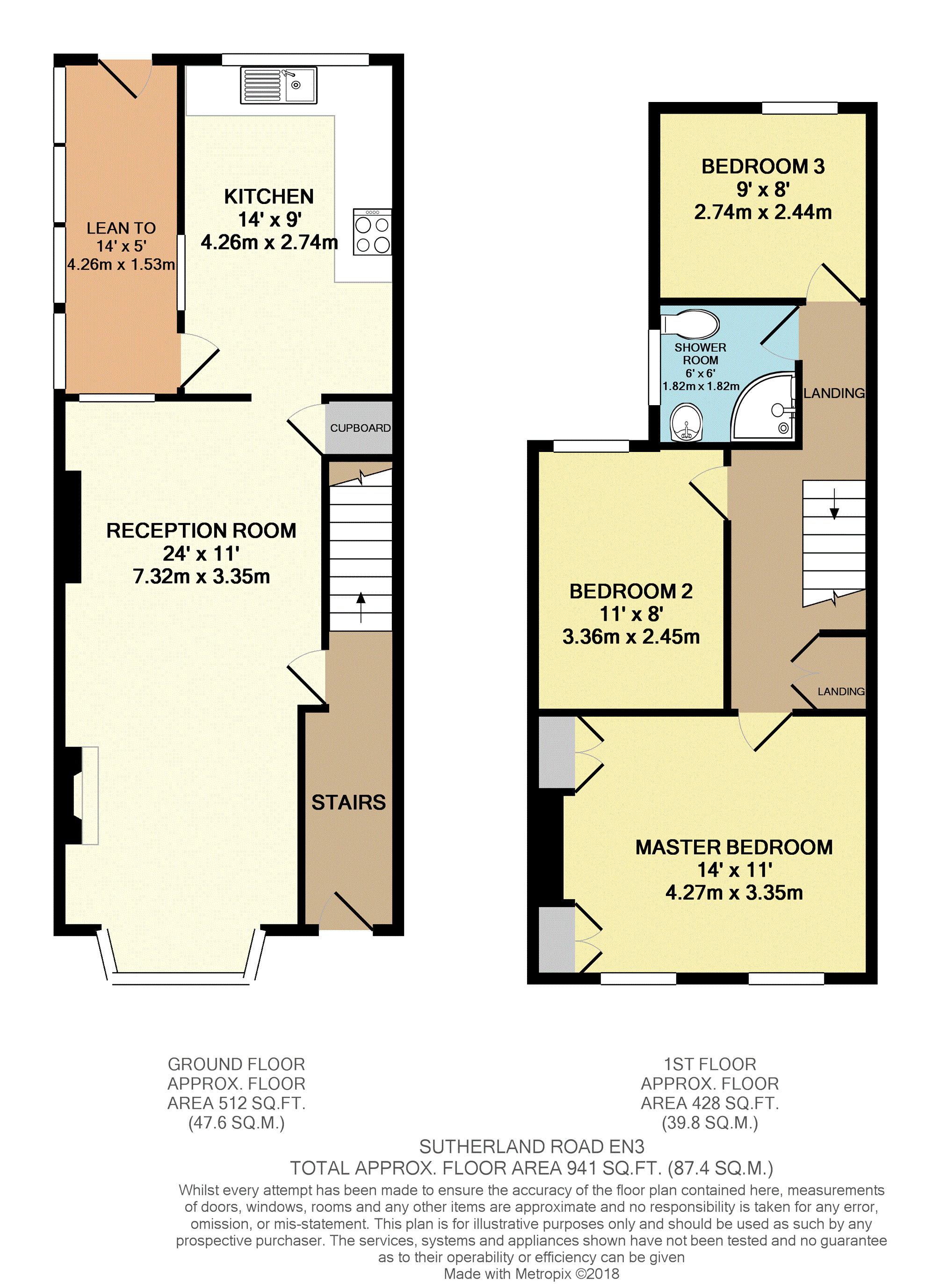 3 Bedrooms Terraced house for sale in Sutherland Road, Enfield EN3