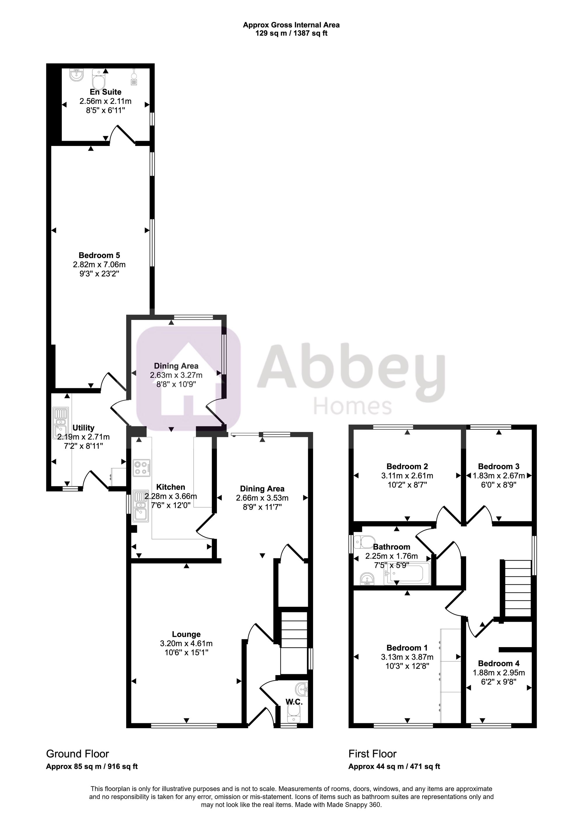 139 Trevino Drive, Leicester floorplan