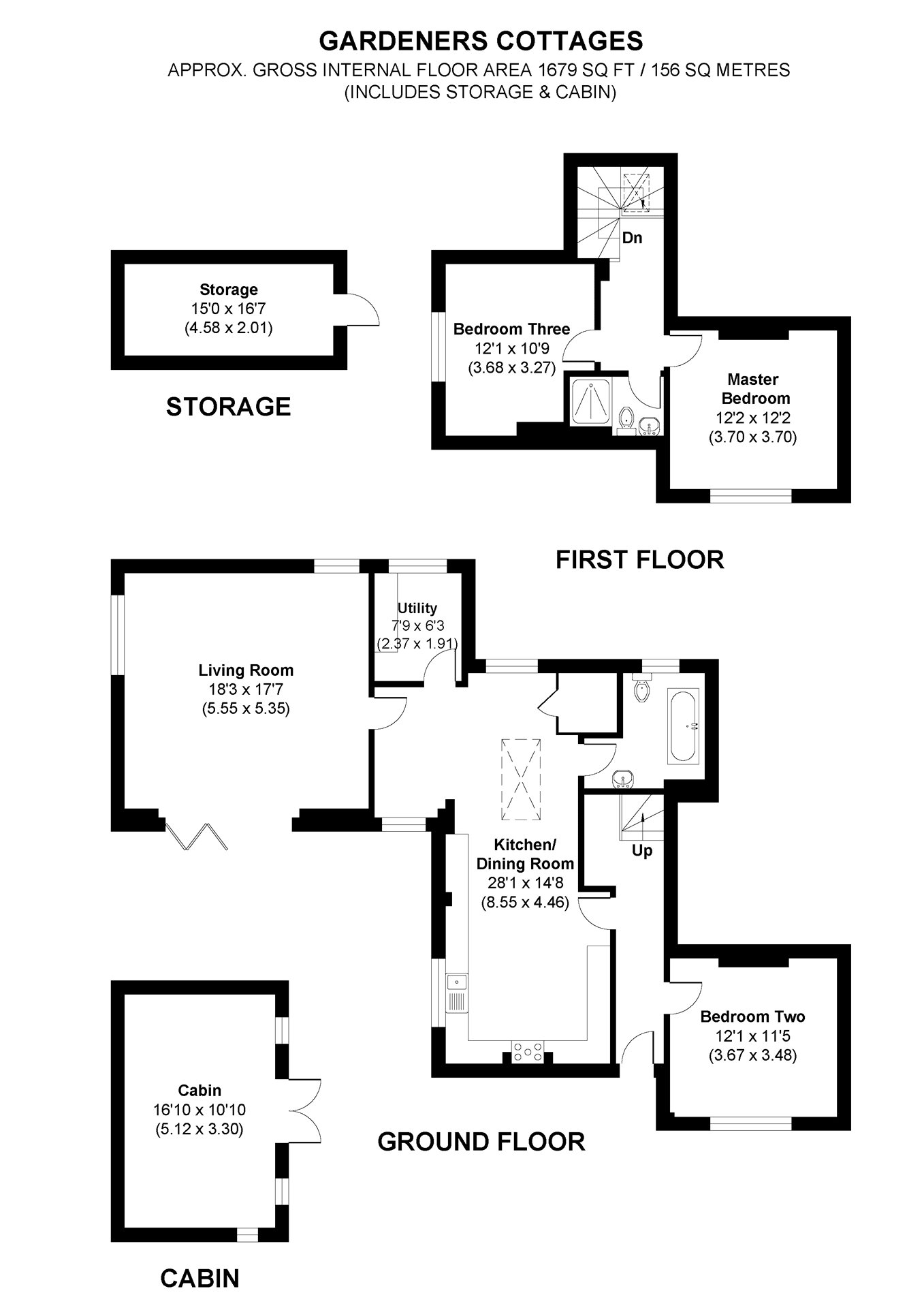 3 Bedrooms Semi-detached house for sale in Gardeners Cottages, Woodlands Walk, Blackwater, Camberley GU17