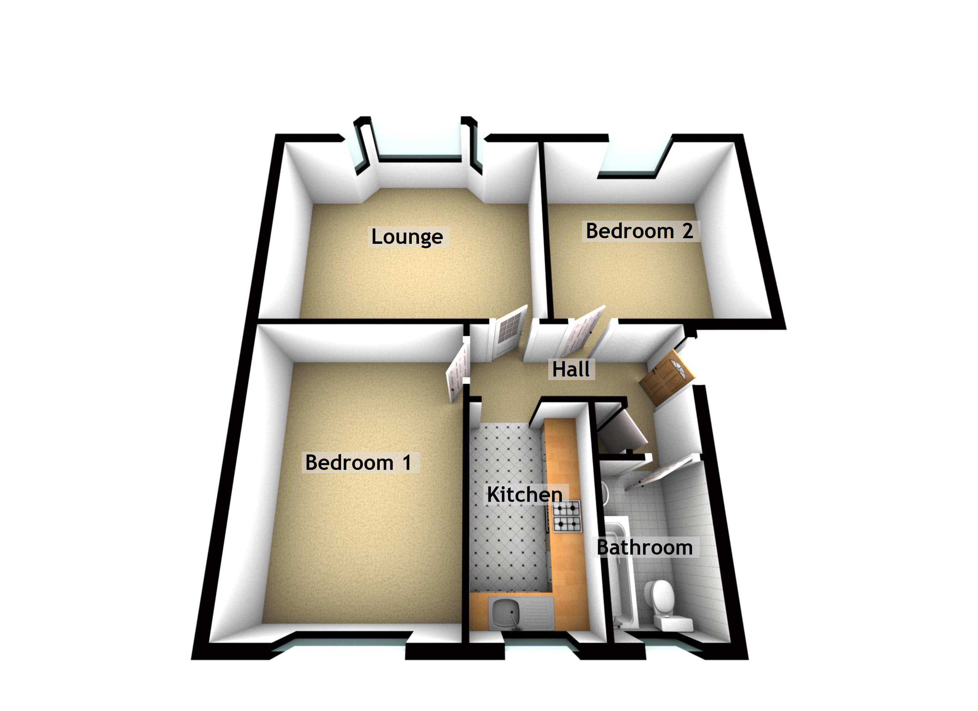 2 Bedrooms Flat for sale in Dumbarton Road, Scotstoun, Glasgow G14