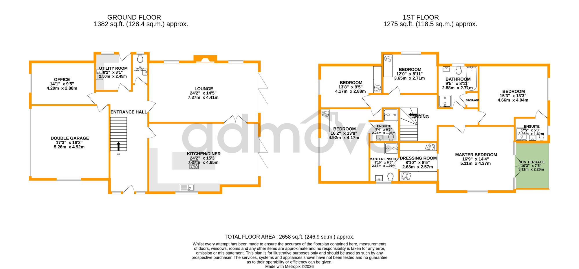 8a Hillcliffe Road, Warrington floorplan