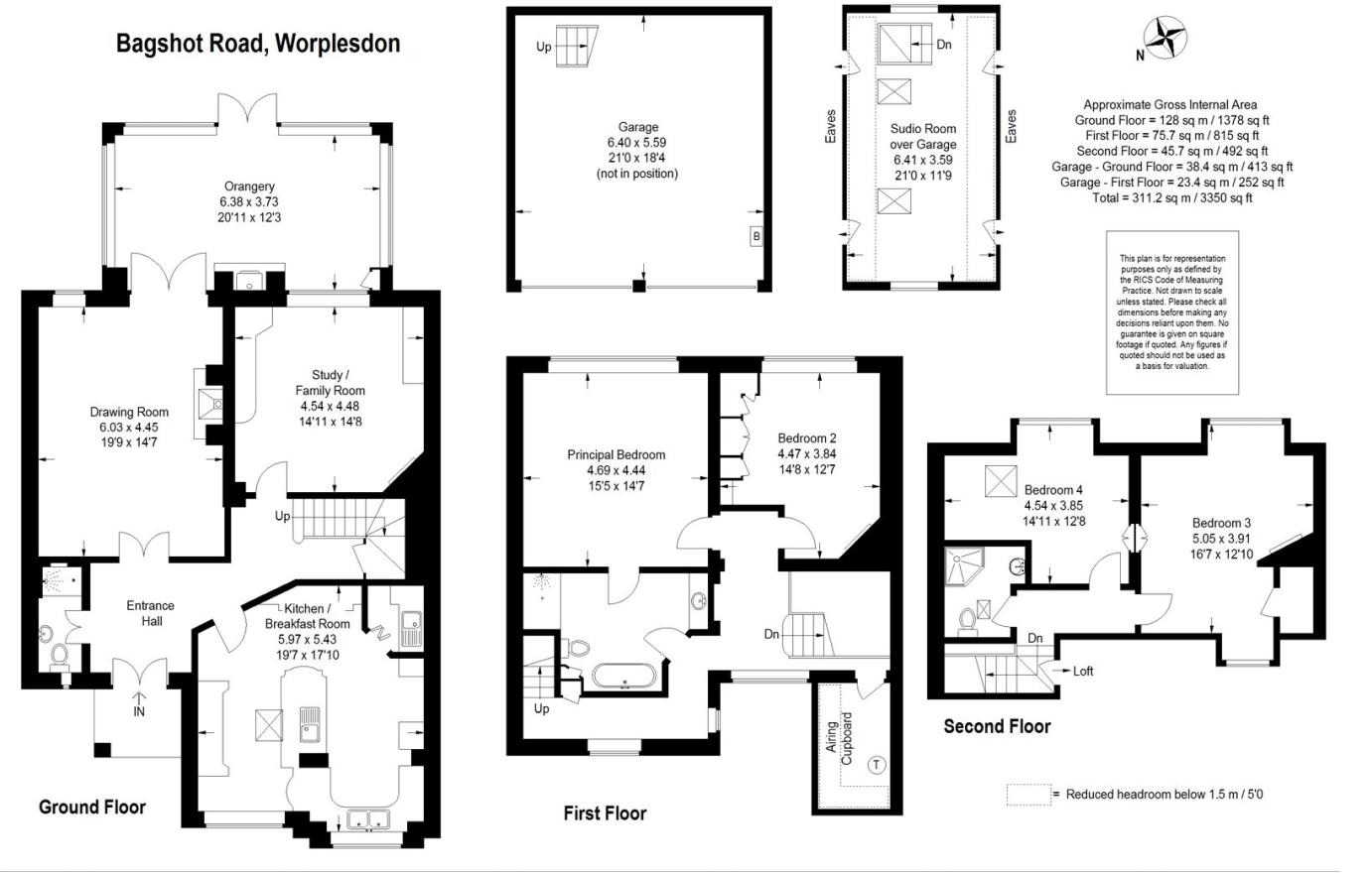 4 Bedrooms  for sale in Worplesdon Hill, Woking, Surrey GU22