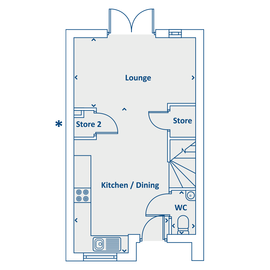 Plot 256, Larkspur, Off Stirling Road, Northstowe floorplan