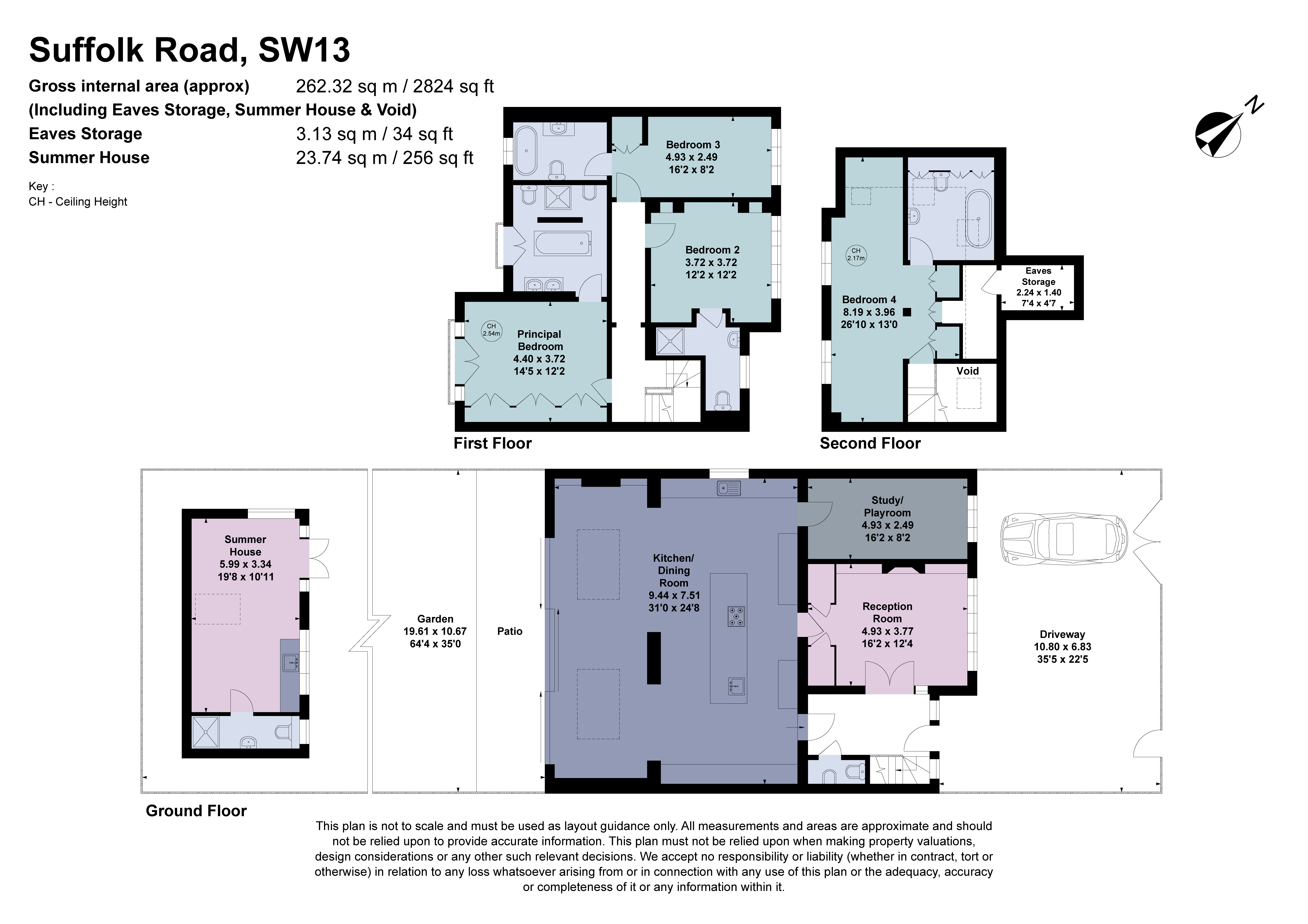 43, Suffolk Road, London floorplan