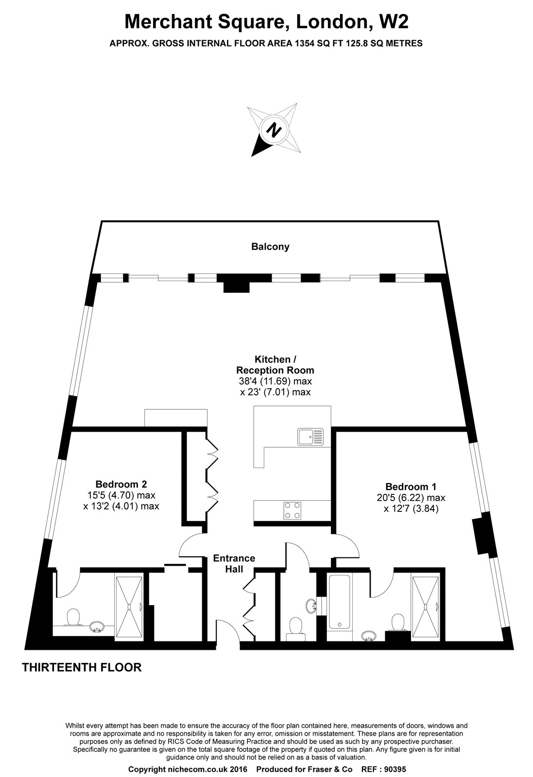 2 Bedrooms Flat to rent in 3 Merchant Square, Paddington W2